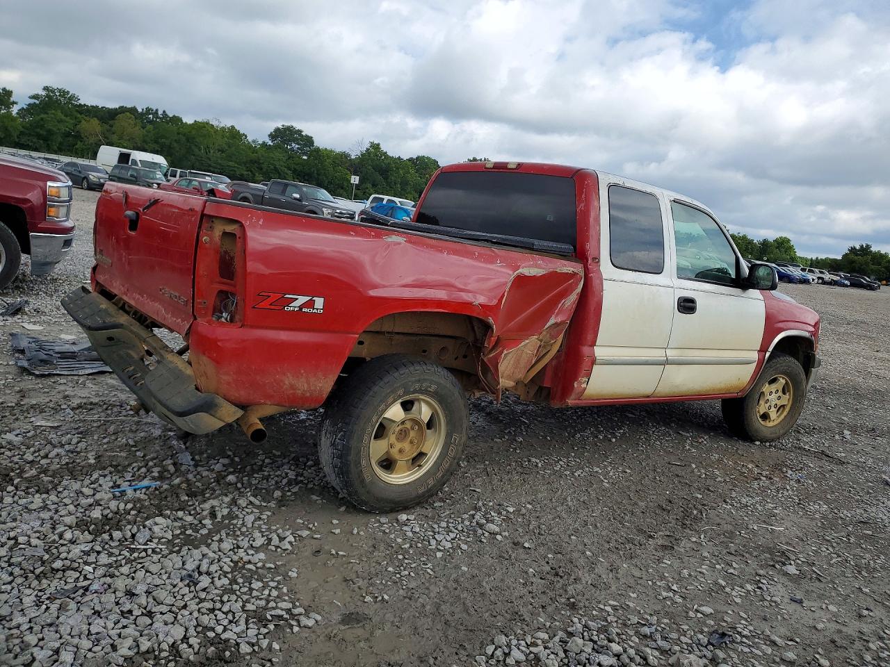 2002 Chevrolet Silverado K1500 Красный vin: 2GCEK19T321270964