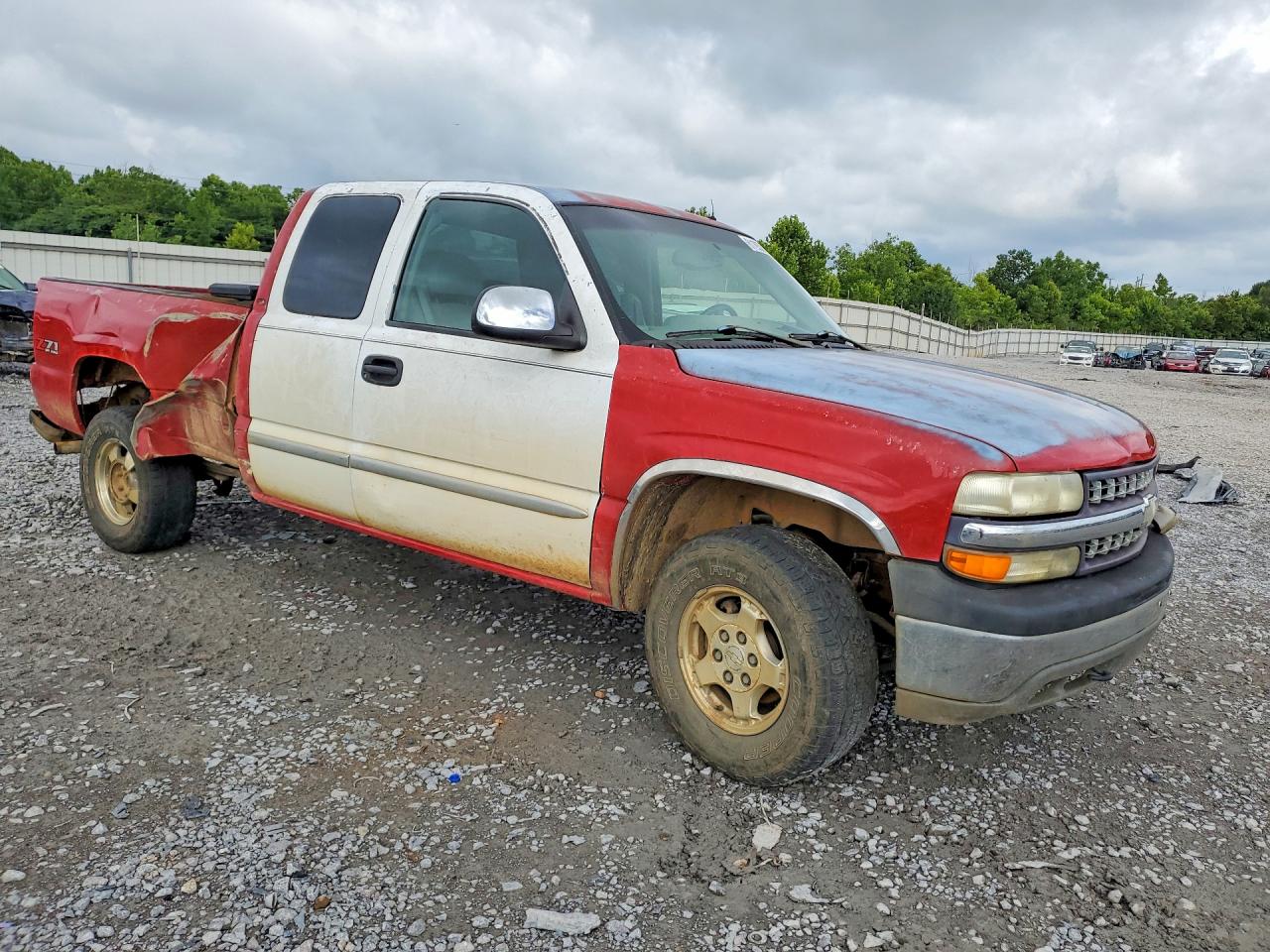2002 Chevrolet Silverado K1500 Красный vin: 2GCEK19T321270964