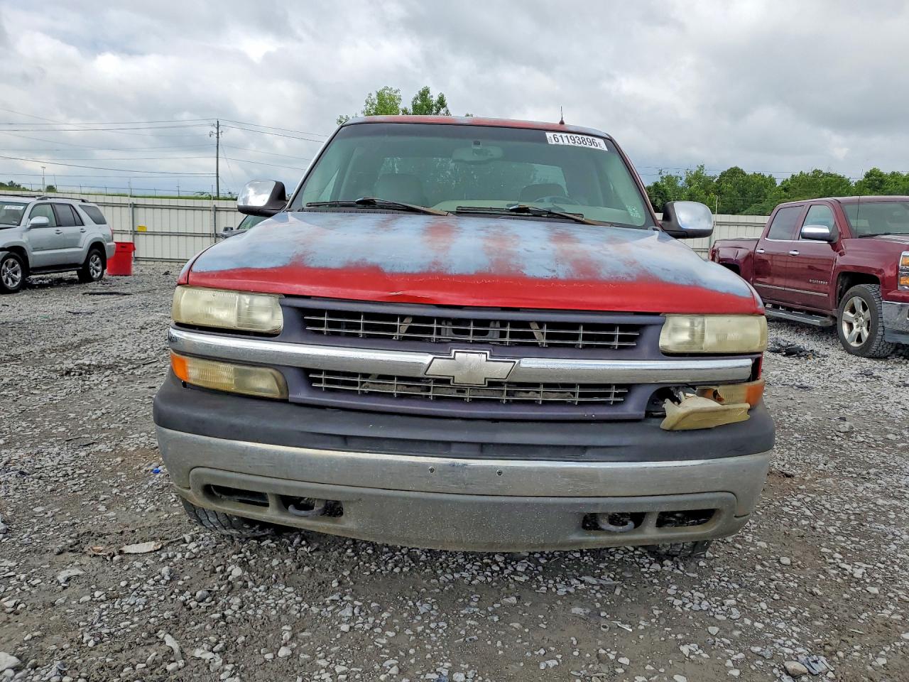 2002 Chevrolet Silverado K1500 Красный vin: 2GCEK19T321270964