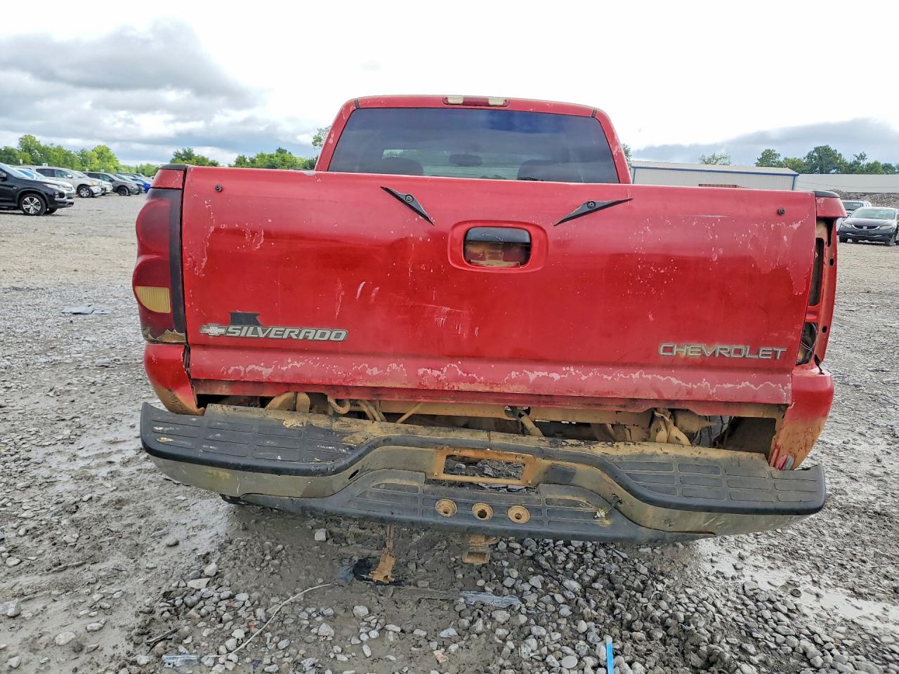 2002 Chevrolet Silverado K1500 Красный vin: 2GCEK19T321270964