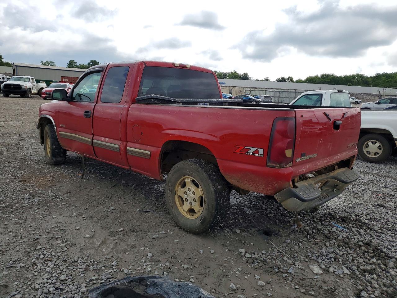 2002 Chevrolet Silverado K1500 Красный vin: 2GCEK19T321270964