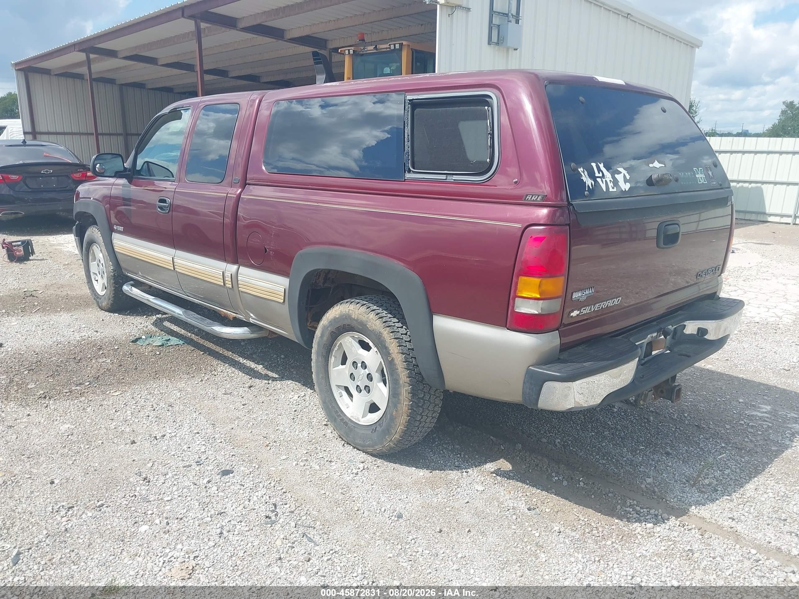2002 Chevrolet Silverado 1500 Ls Maroon vin: 2GCEK19T321392563