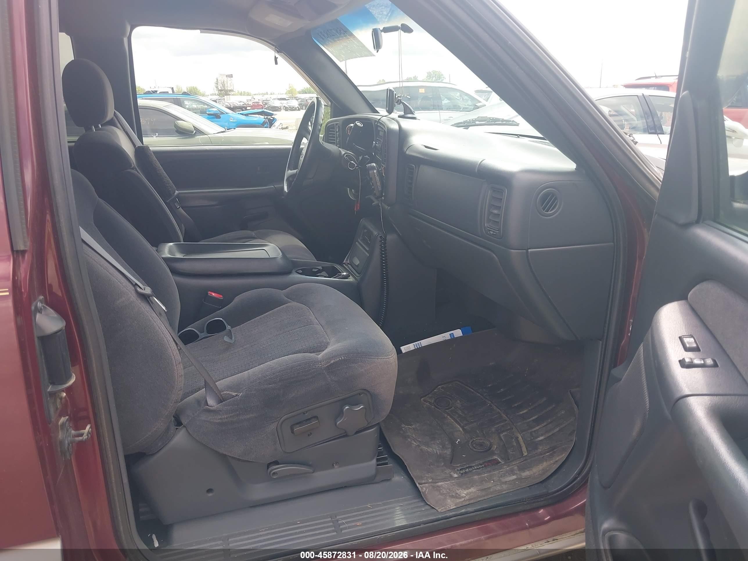 2002 Chevrolet Silverado 1500 Ls Maroon vin: 2GCEK19T321392563