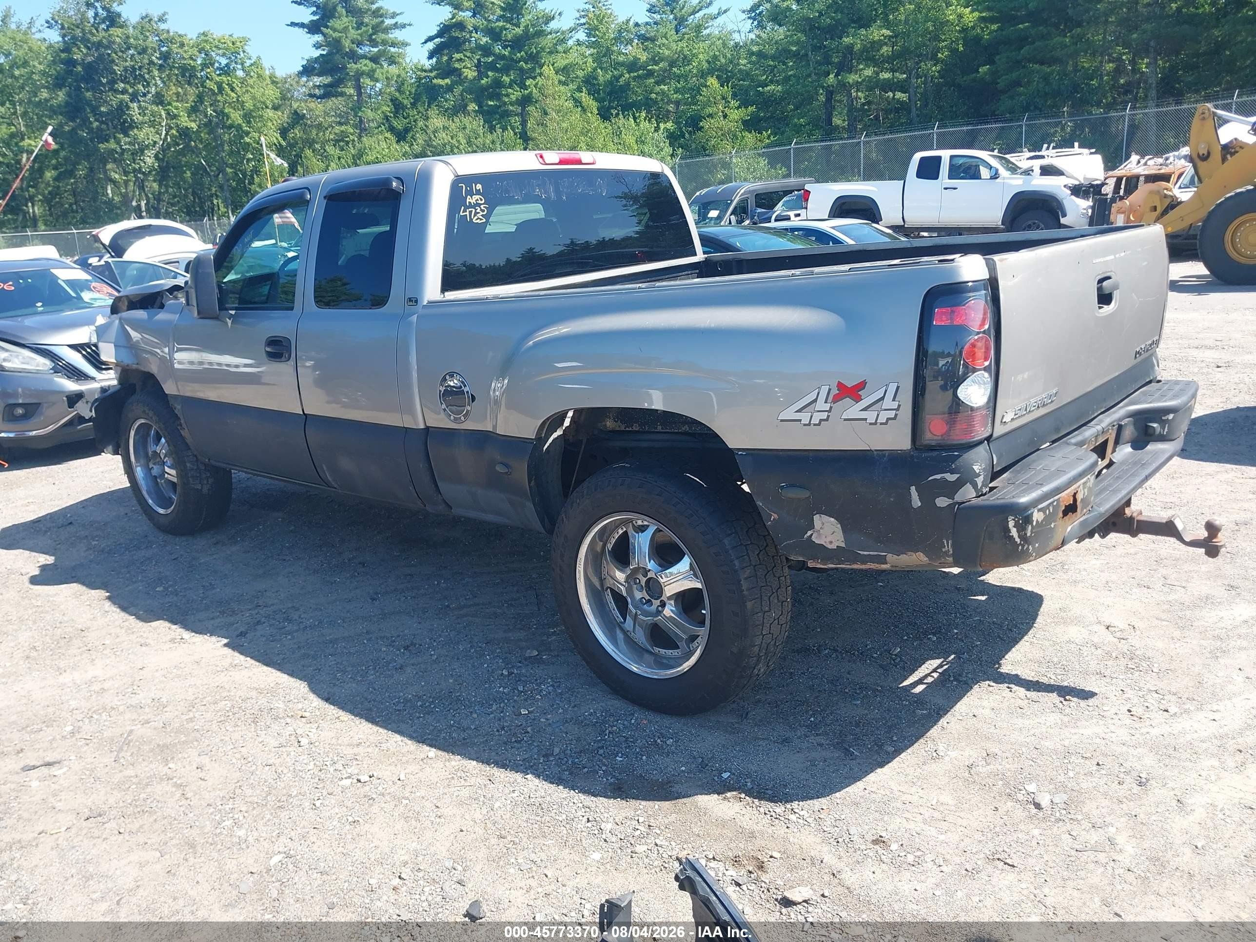 2003 Chevrolet Silverado 1500 Lt Gray vin: 2GCEK19T331144735