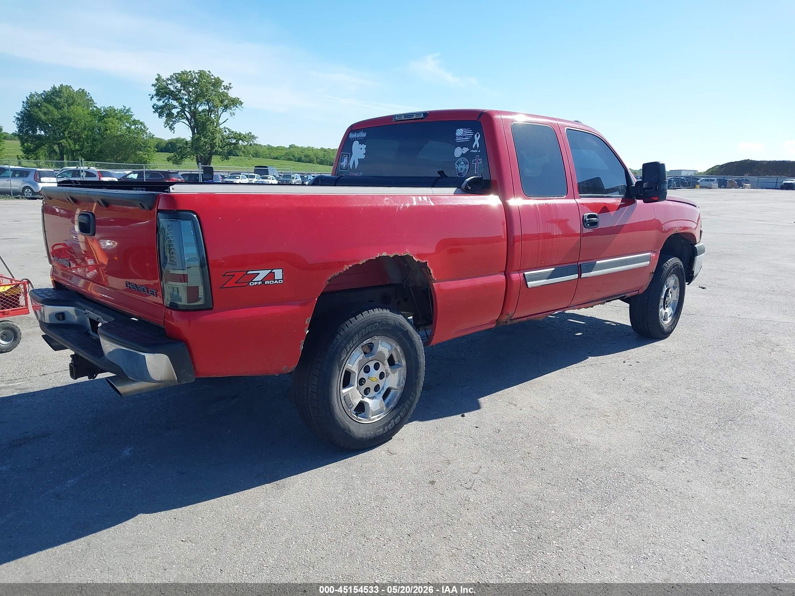 2003 Chevrolet Silverado 1500 Ls Красный vin: 2GCEK19T331254197