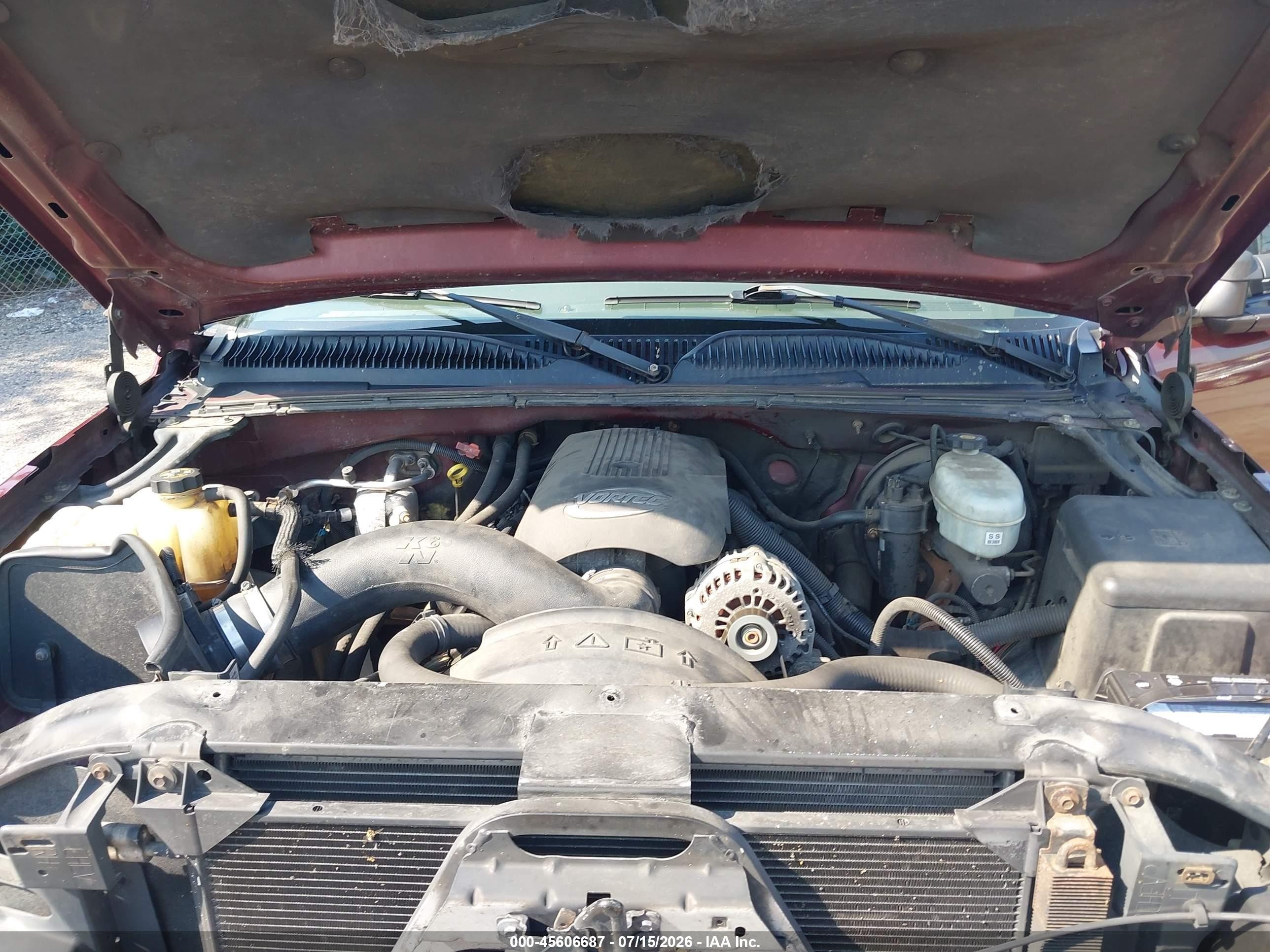 2003 Chevrolet Silverado 1500 Lt Maroon vin: 2GCEK19T331258668
