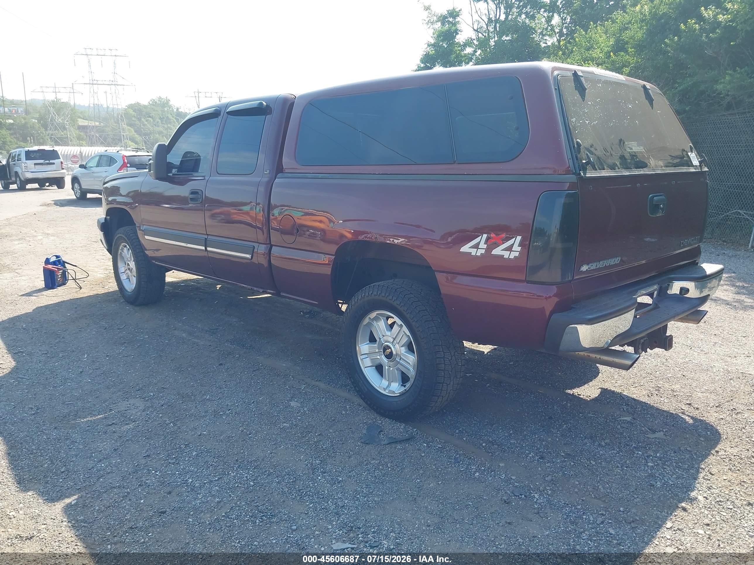 2003 Chevrolet Silverado 1500 Lt Maroon vin: 2GCEK19T331258668