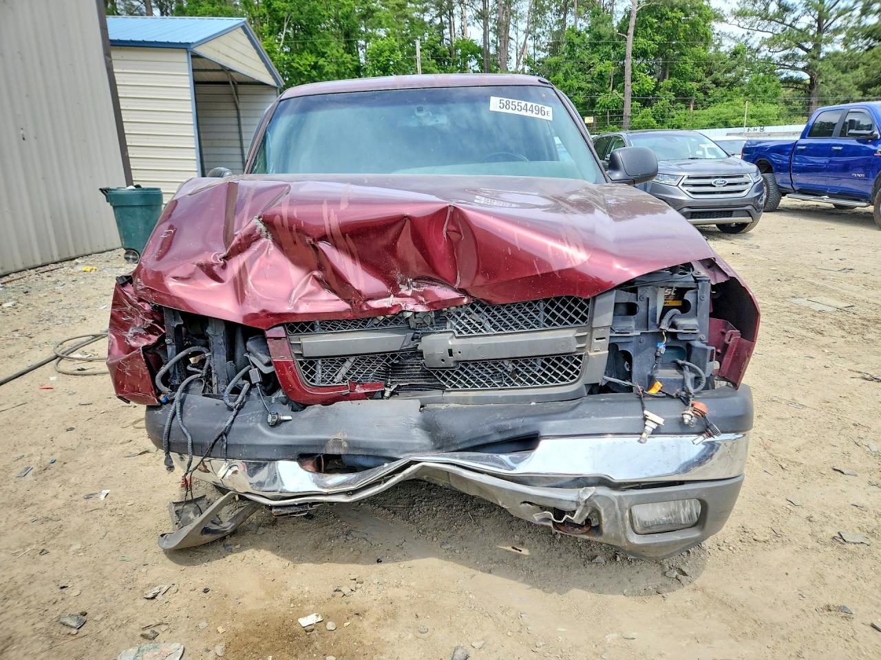 2003 Chevrolet Silverado K1500 Бордовый vin: 2GCEK19T331300966