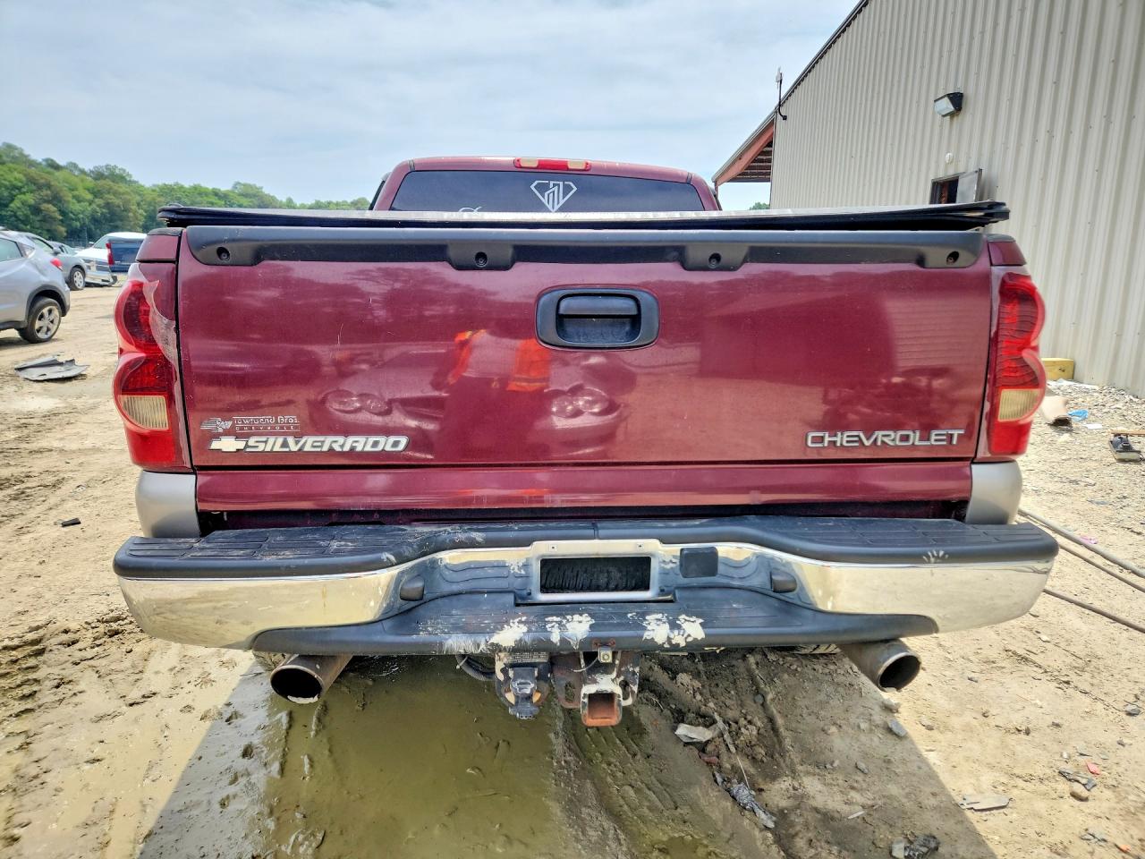 2003 Chevrolet Silverado K1500 Бордовый vin: 2GCEK19T331300966