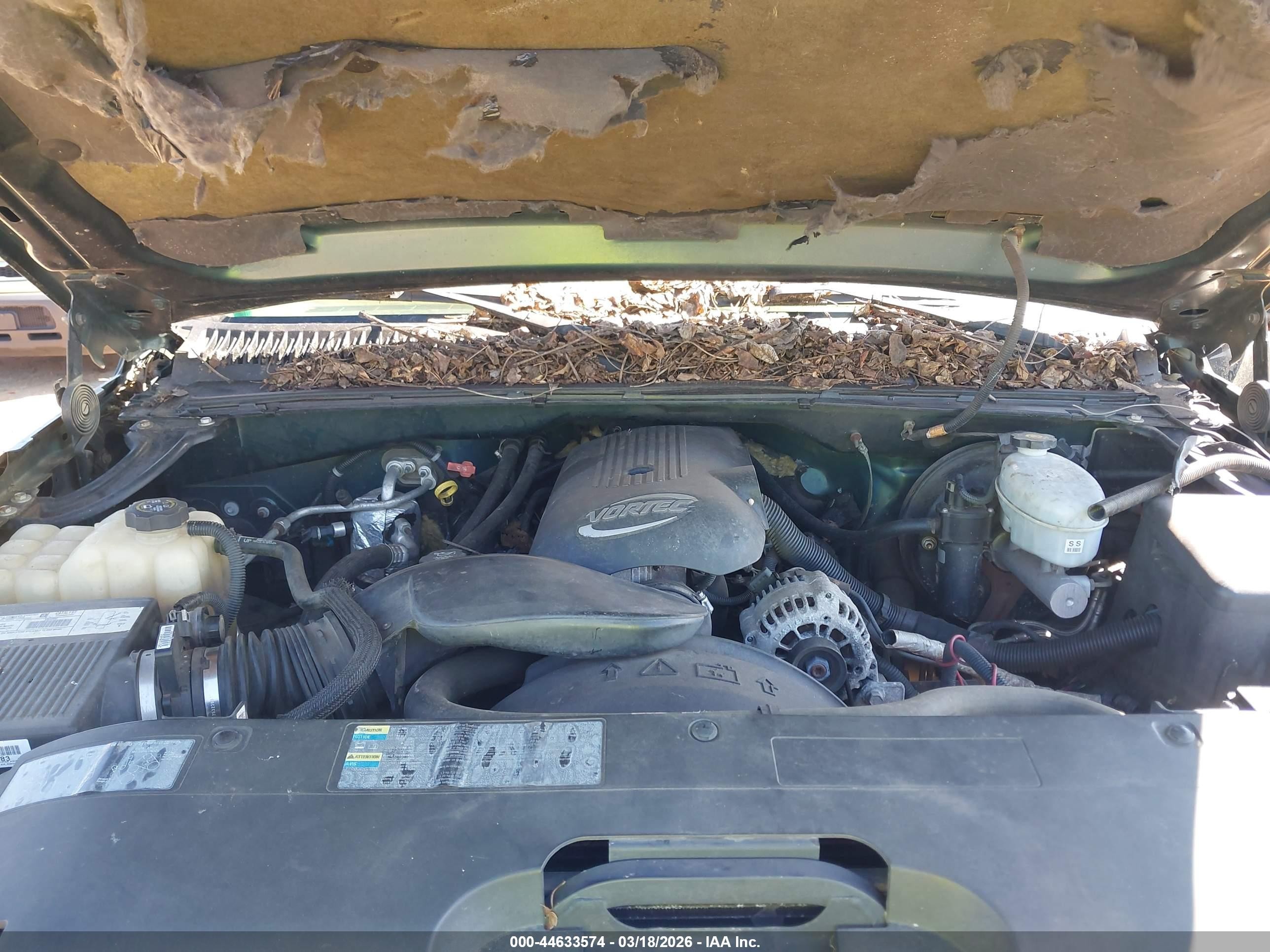 2003 Chevrolet Silverado 1500 Ls Green vin: 2GCEK19T331326287