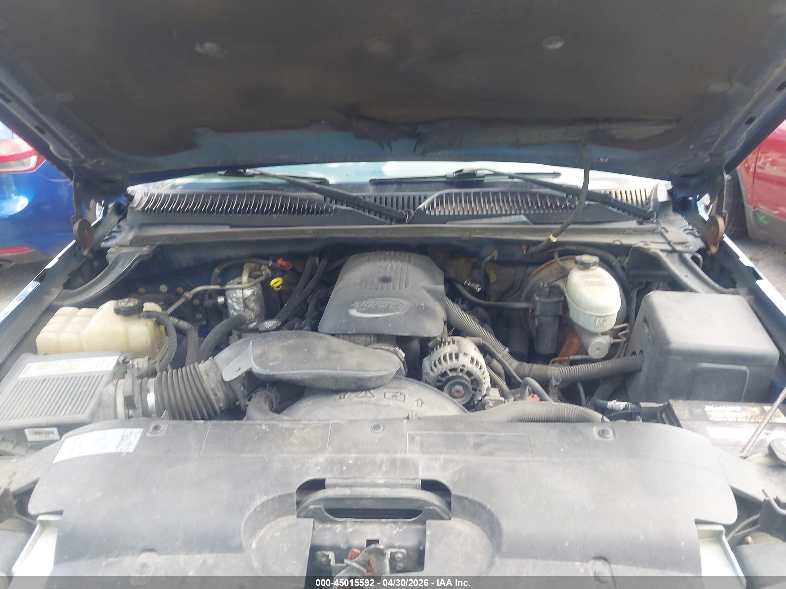 2004 Chevrolet Silverado 1500 Z71 Blue vin: 2GCEK19T341143232
