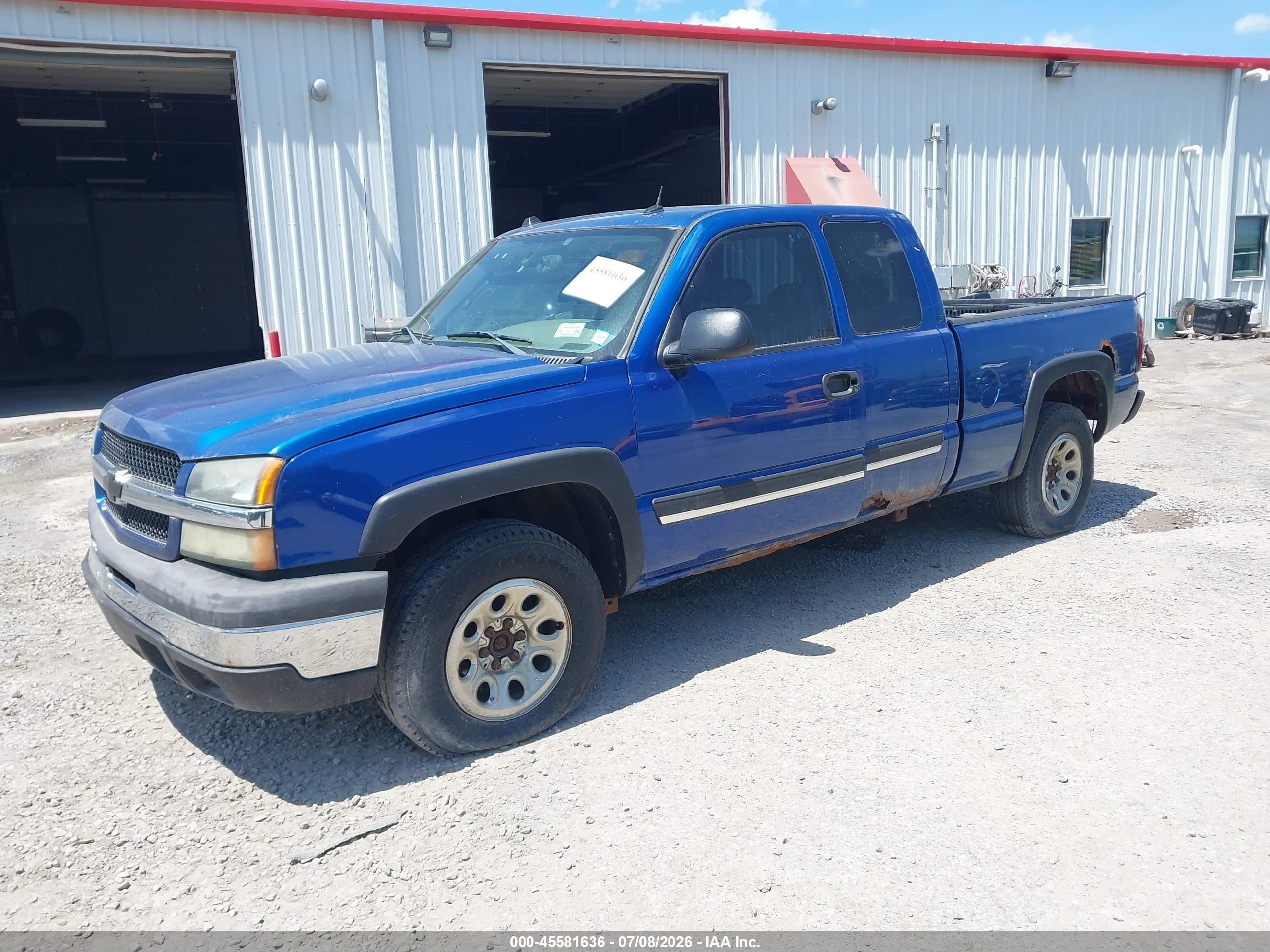 2004 Chevrolet Silverado 1500 Lt Blue vin: 2GCEK19T341244657