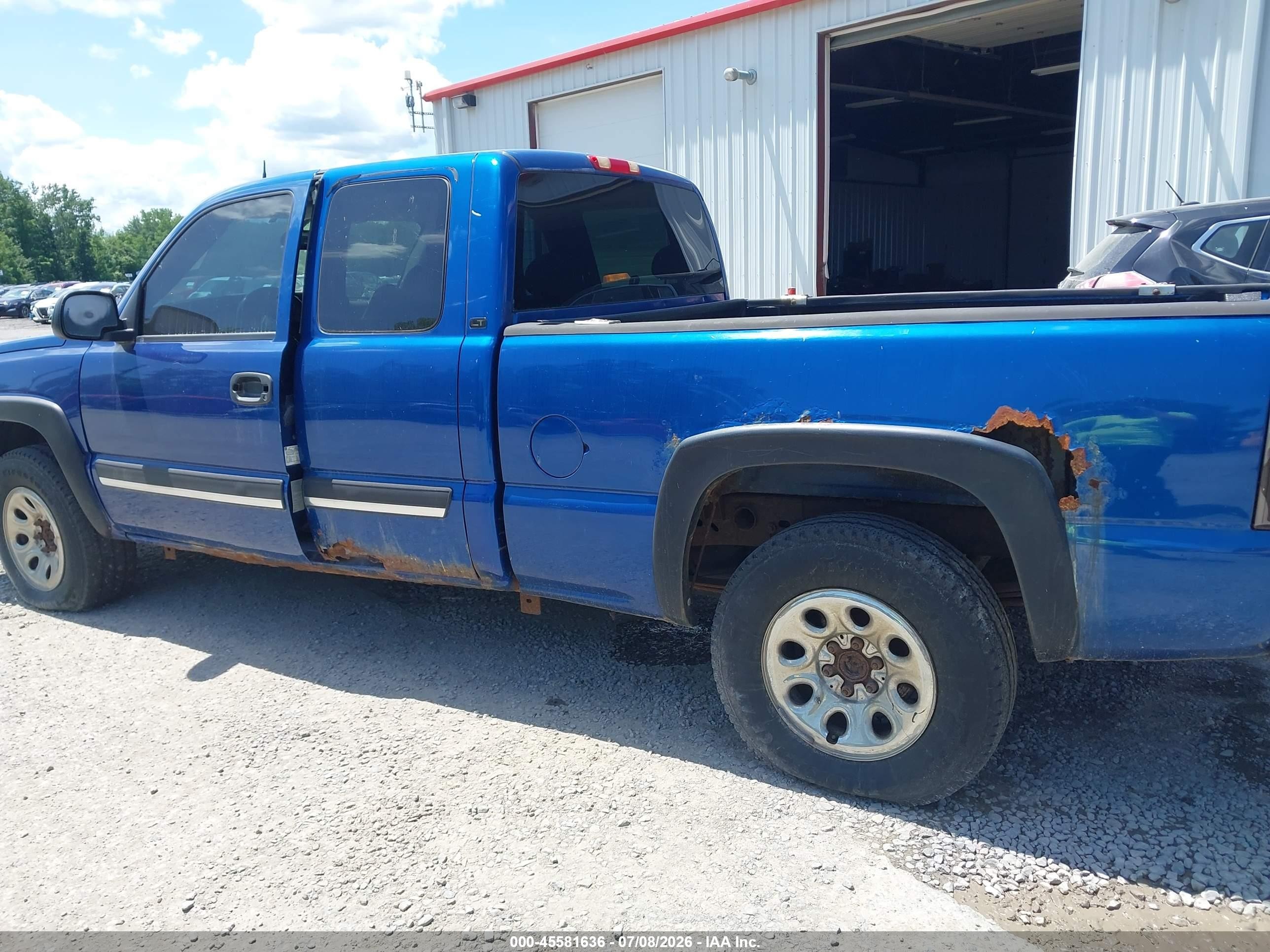 2004 Chevrolet Silverado 1500 Lt Blue vin: 2GCEK19T341244657