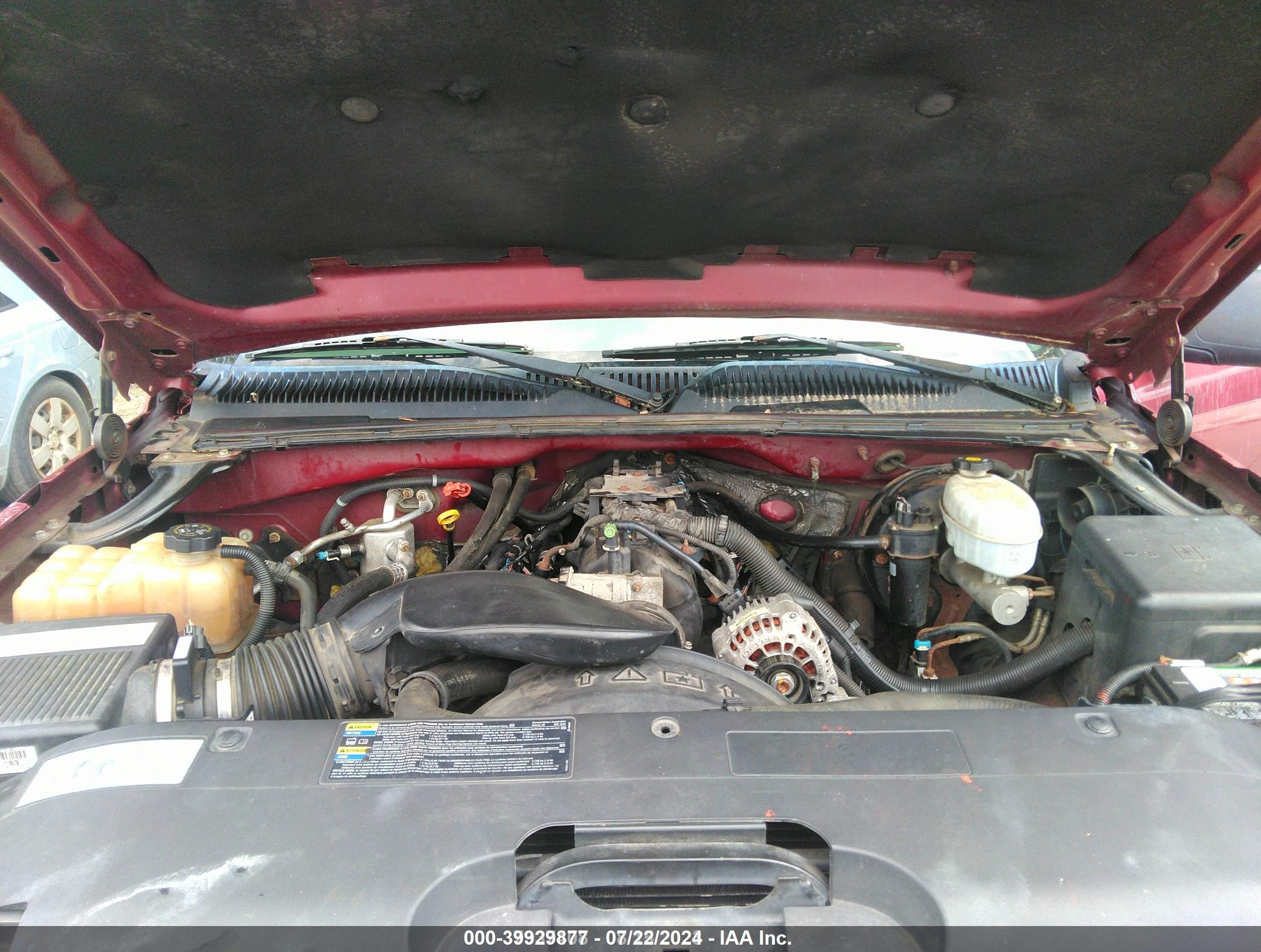 2004 Chevrolet Silverado 1500 Z71 Красный vin: 2GCEK19T341327389