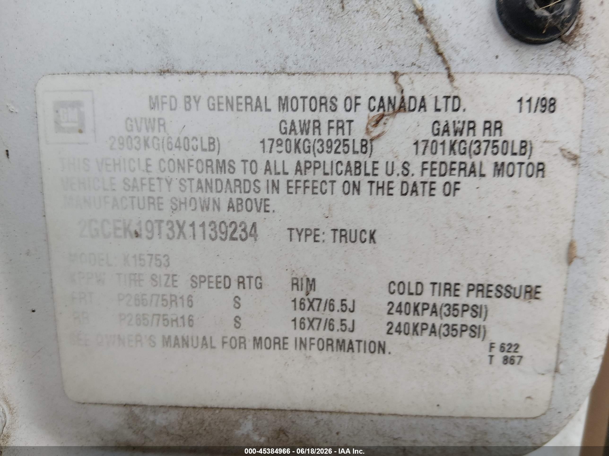 1999 Chevrolet Silverado 1500 Ls White vin: 2GCEK19T3X1139234