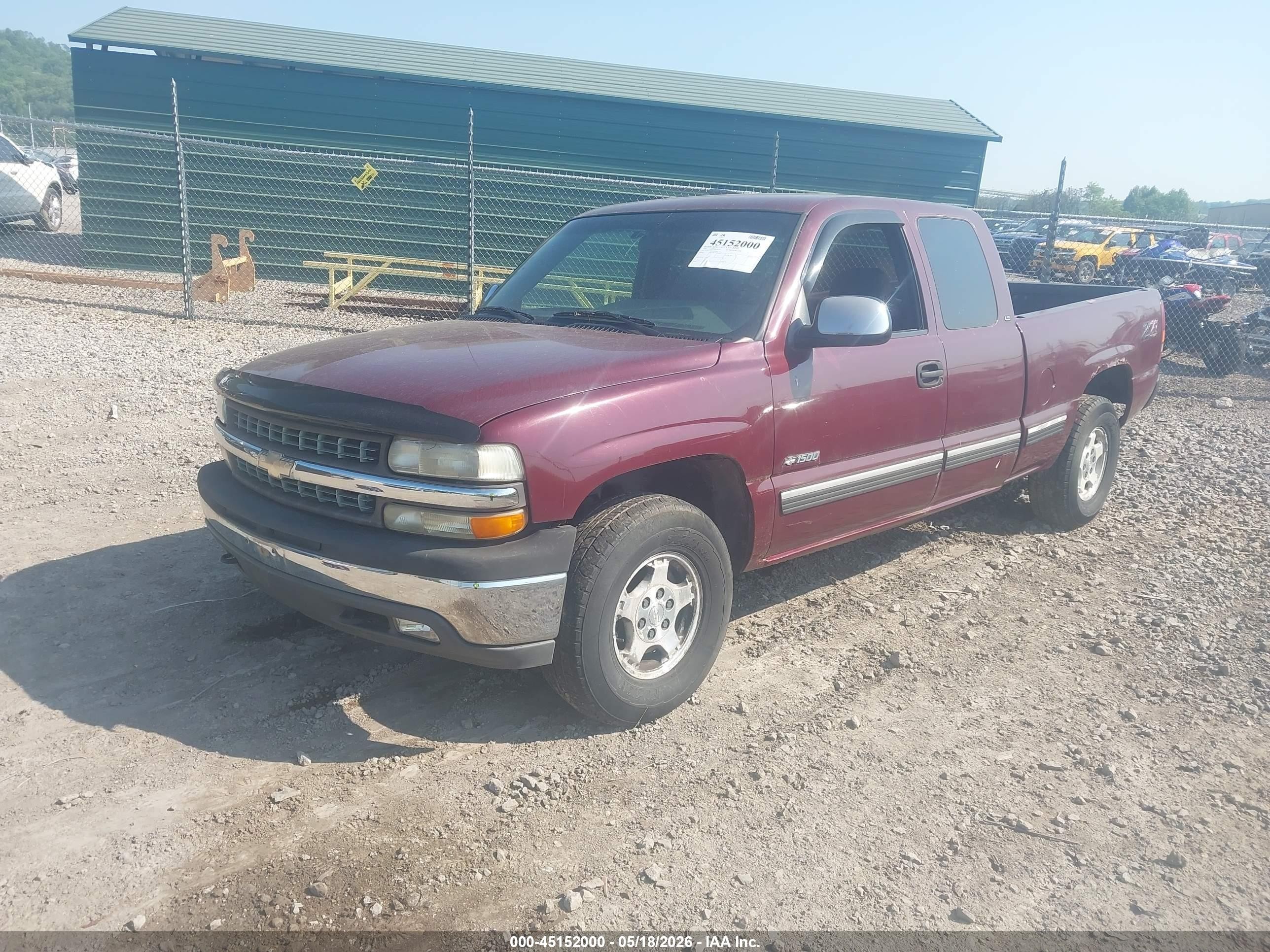1999 Chevrolet Silverado 1500 Ls Maroon vin: 2GCEK19T3X1290431