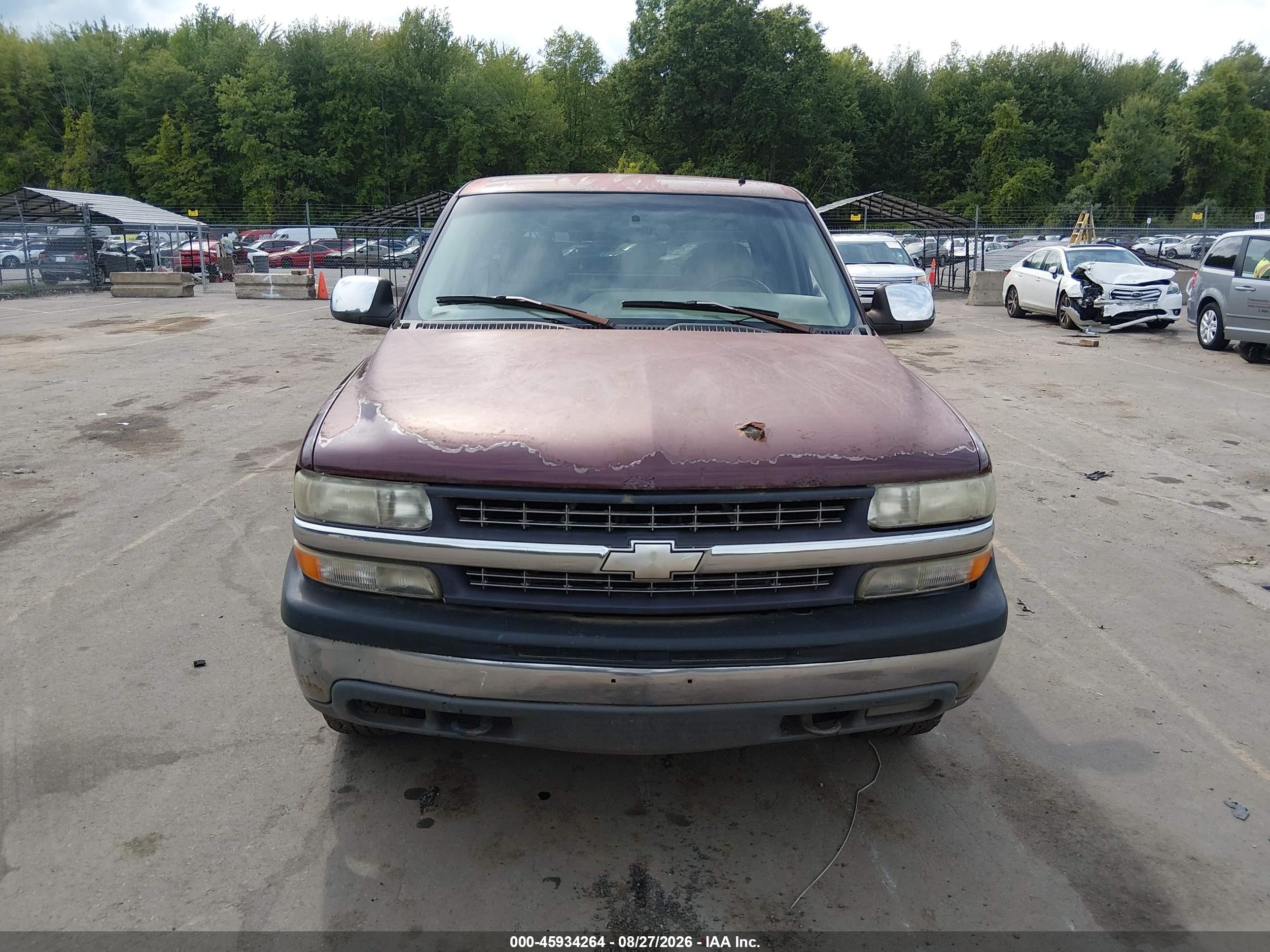 2001 Chevrolet Silverado 1500 Lt Темно-бордовый vin: 2GCEK19T411406887