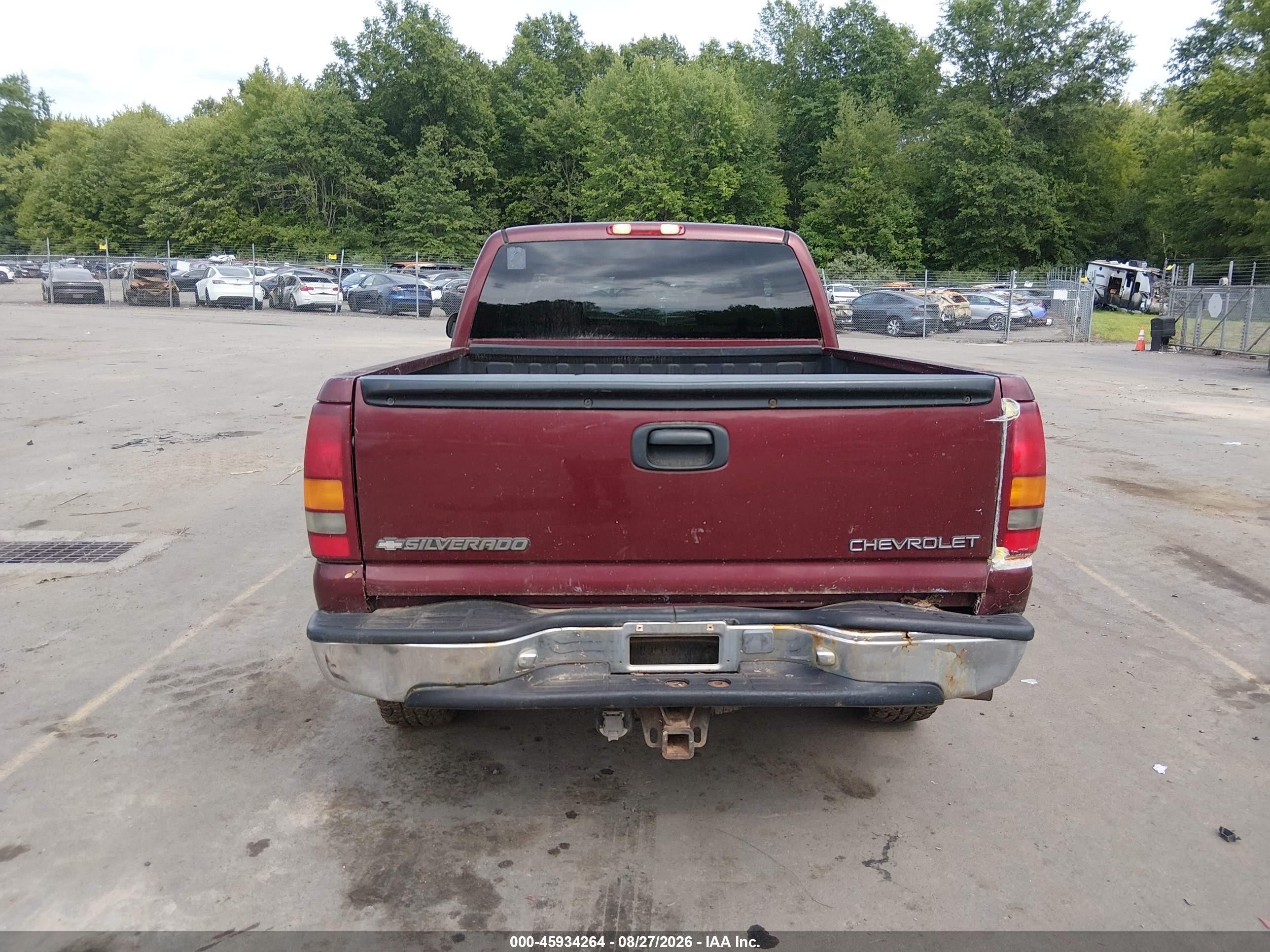 2001 Chevrolet Silverado 1500 Lt Темно-бордовый vin: 2GCEK19T411406887
