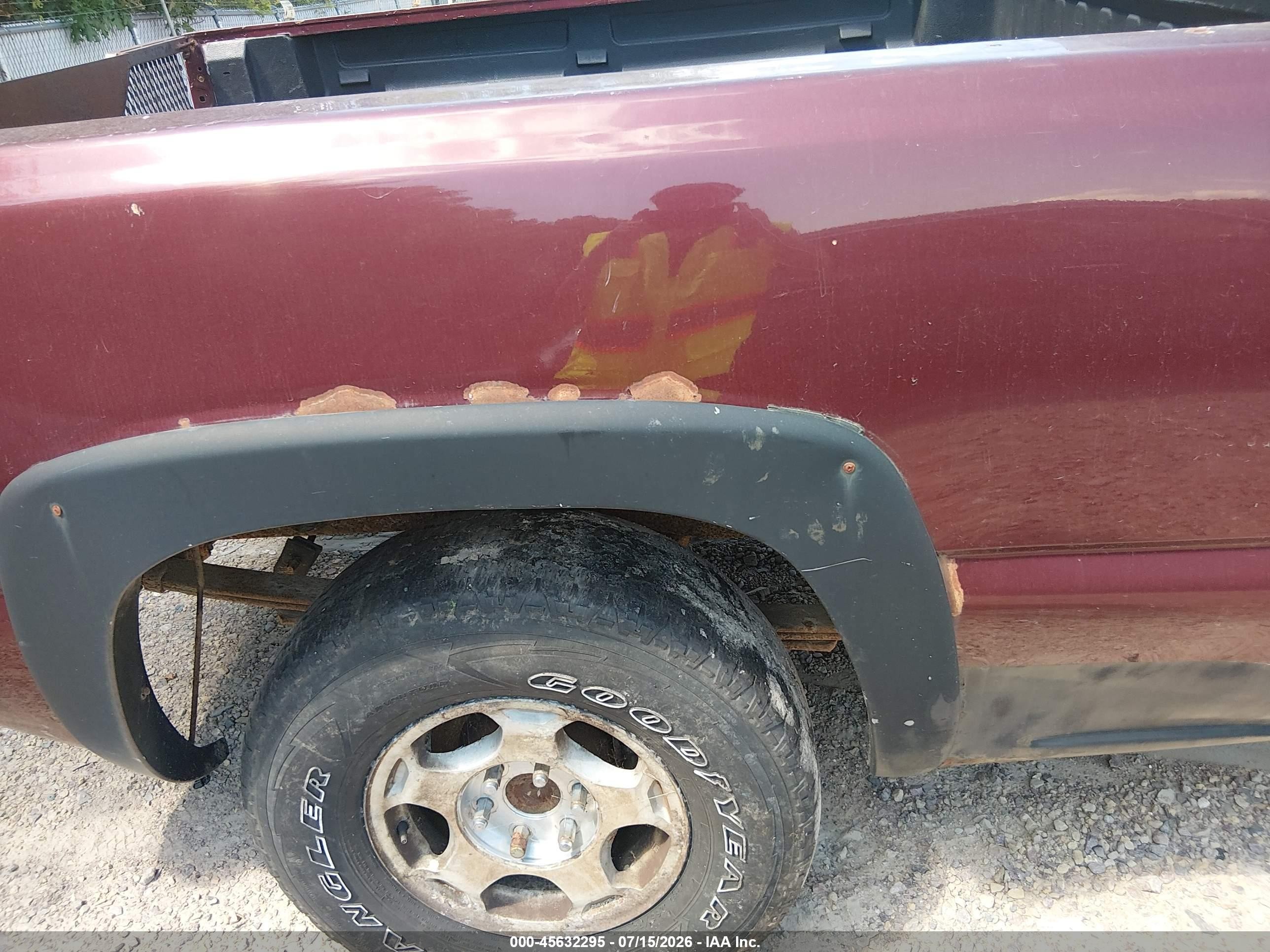 2003 Chevrolet Silverado 1500 Ls Maroon vin: 2GCEK19T431136868
