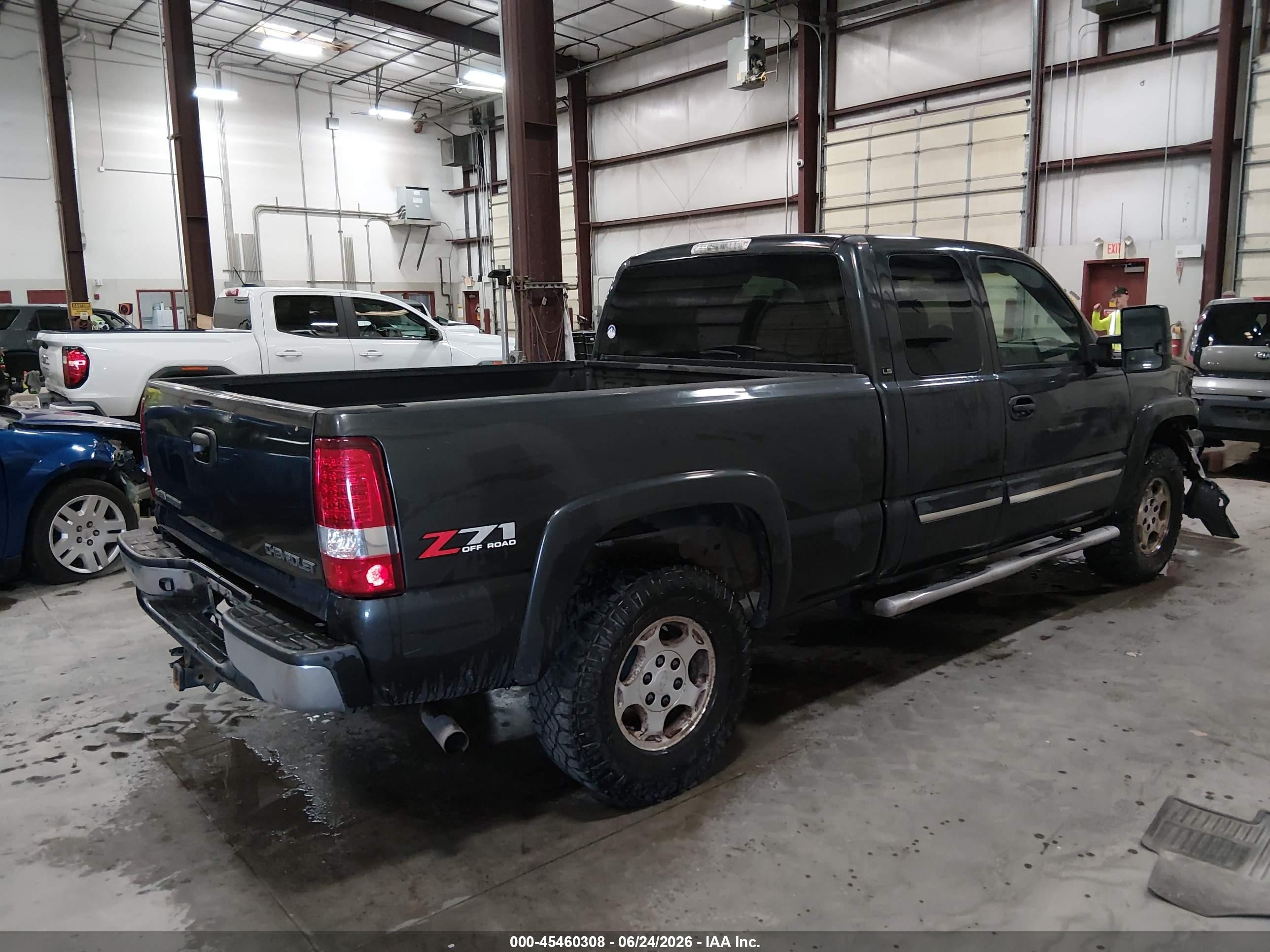 2003 Chevrolet Silverado 1500 Ls Black vin: 2GCEK19T431194916