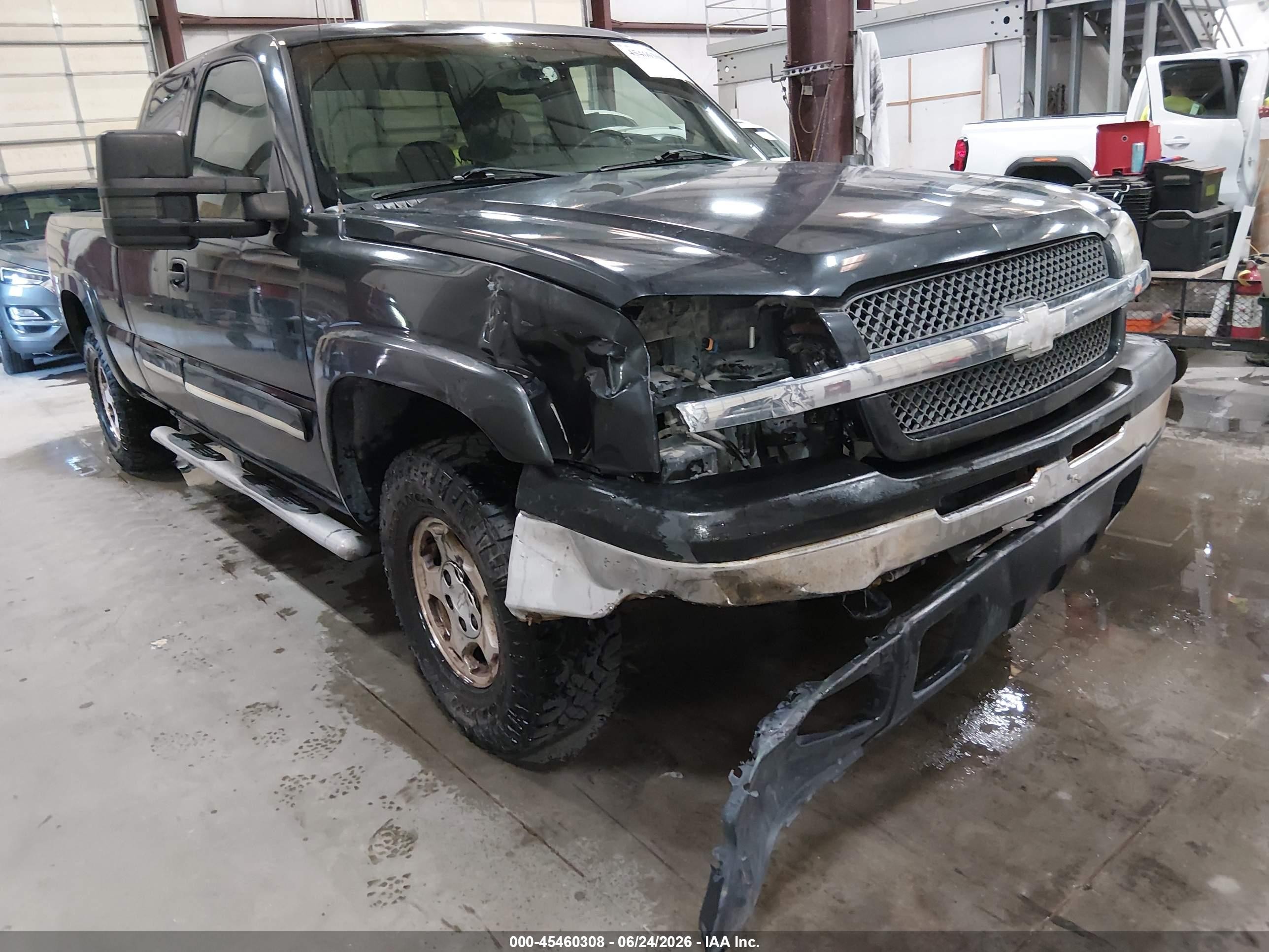 2003 Chevrolet Silverado 1500 Ls Black vin: 2GCEK19T431194916