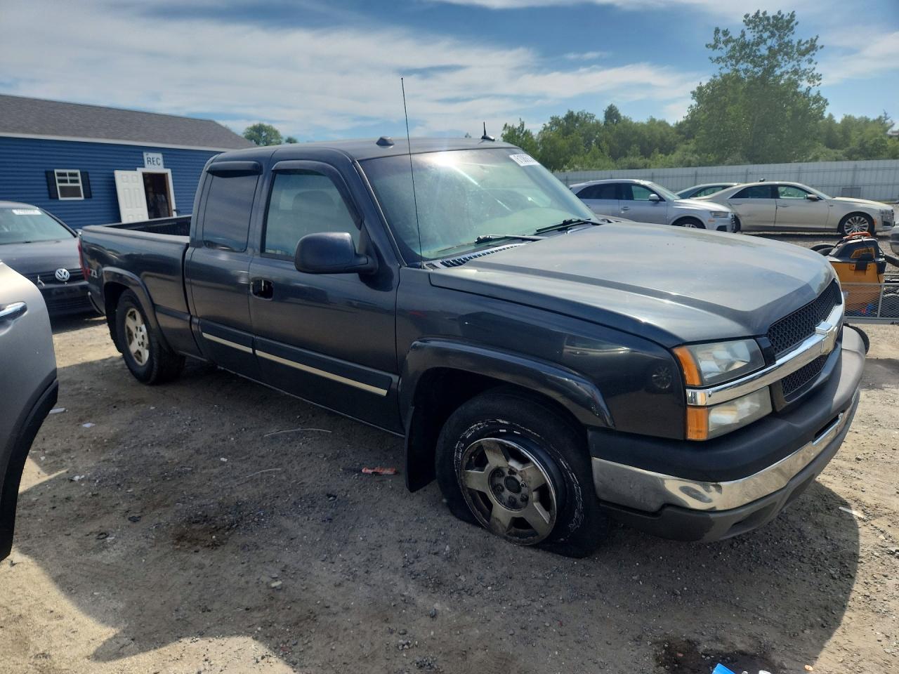 2004 Chevrolet Silverado K1500 Blue vin: 2GCEK19T441129534
