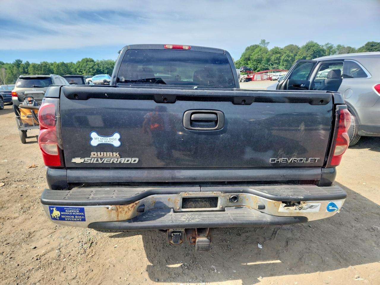 2004 Chevrolet Silverado K1500 Blue vin: 2GCEK19T441129534