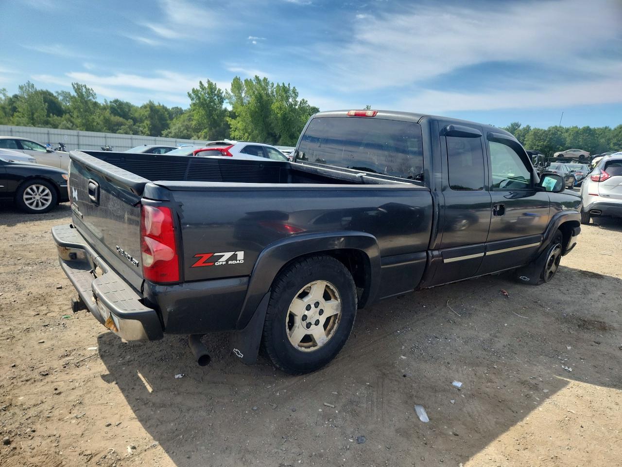 2004 Chevrolet Silverado K1500 Blue vin: 2GCEK19T441129534