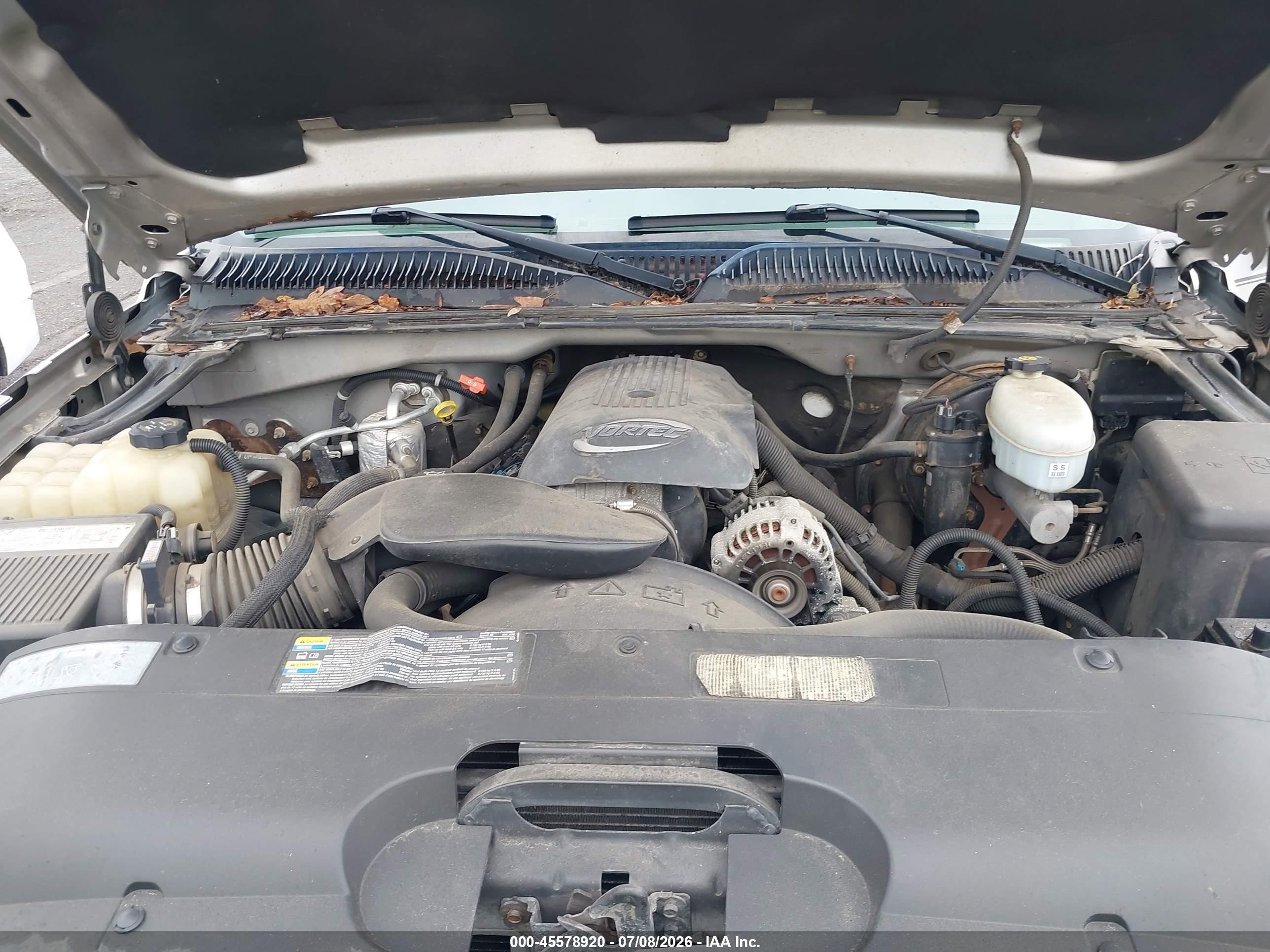 2004 Chevrolet Silverado 1500 Ls Серый vin: 2GCEK19T441137827
