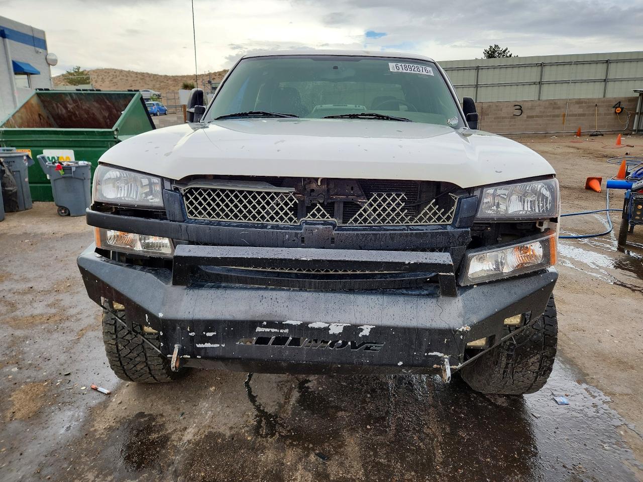 2004 Chevrolet Silverado K1500 Белый vin: 2GCEK19T441212901