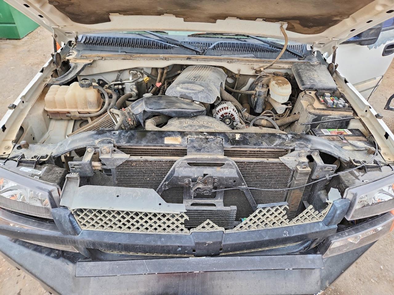 2004 Chevrolet Silverado K1500 Белый vin: 2GCEK19T441212901