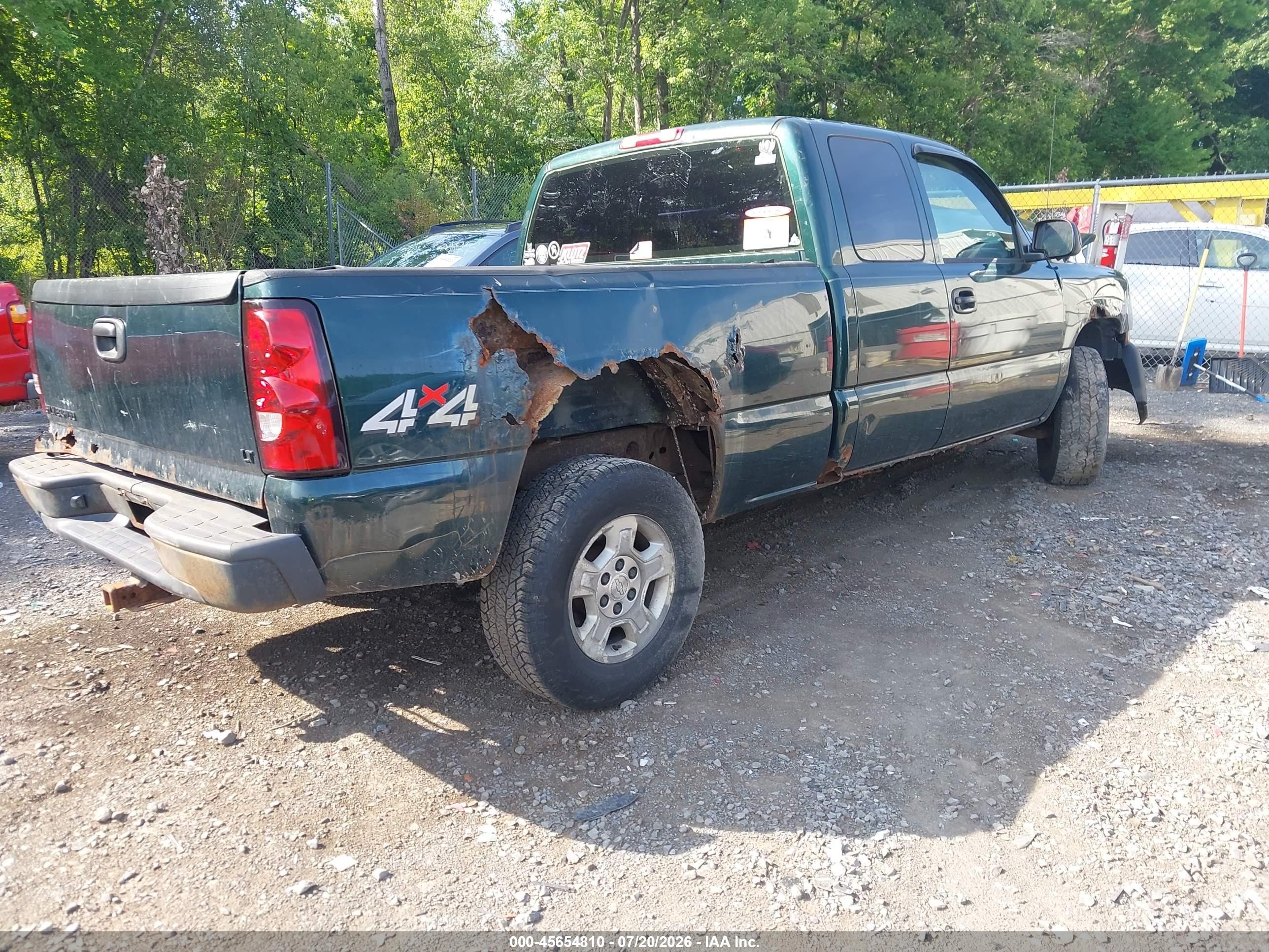 2004 Chevrolet Silverado 1500 Work Truck Green vin: 2GCEK19T441251455