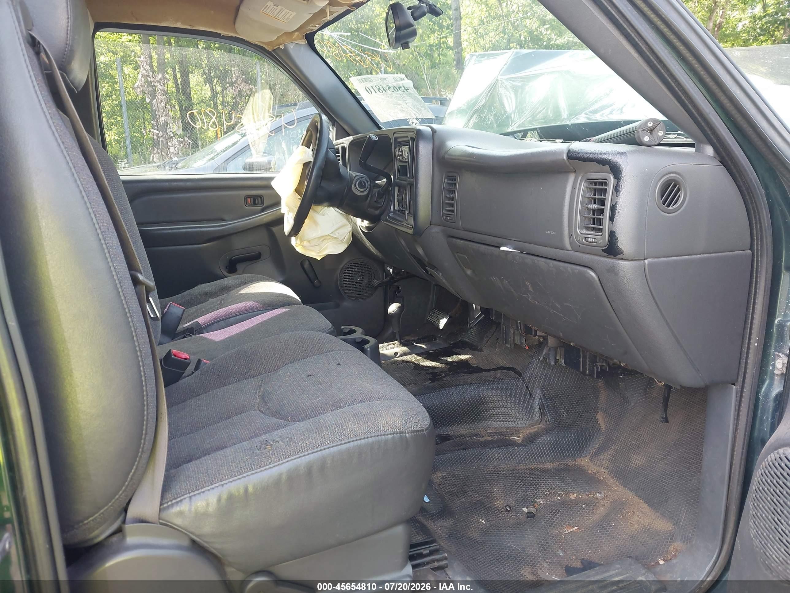2004 Chevrolet Silverado 1500 Work Truck Green vin: 2GCEK19T441251455