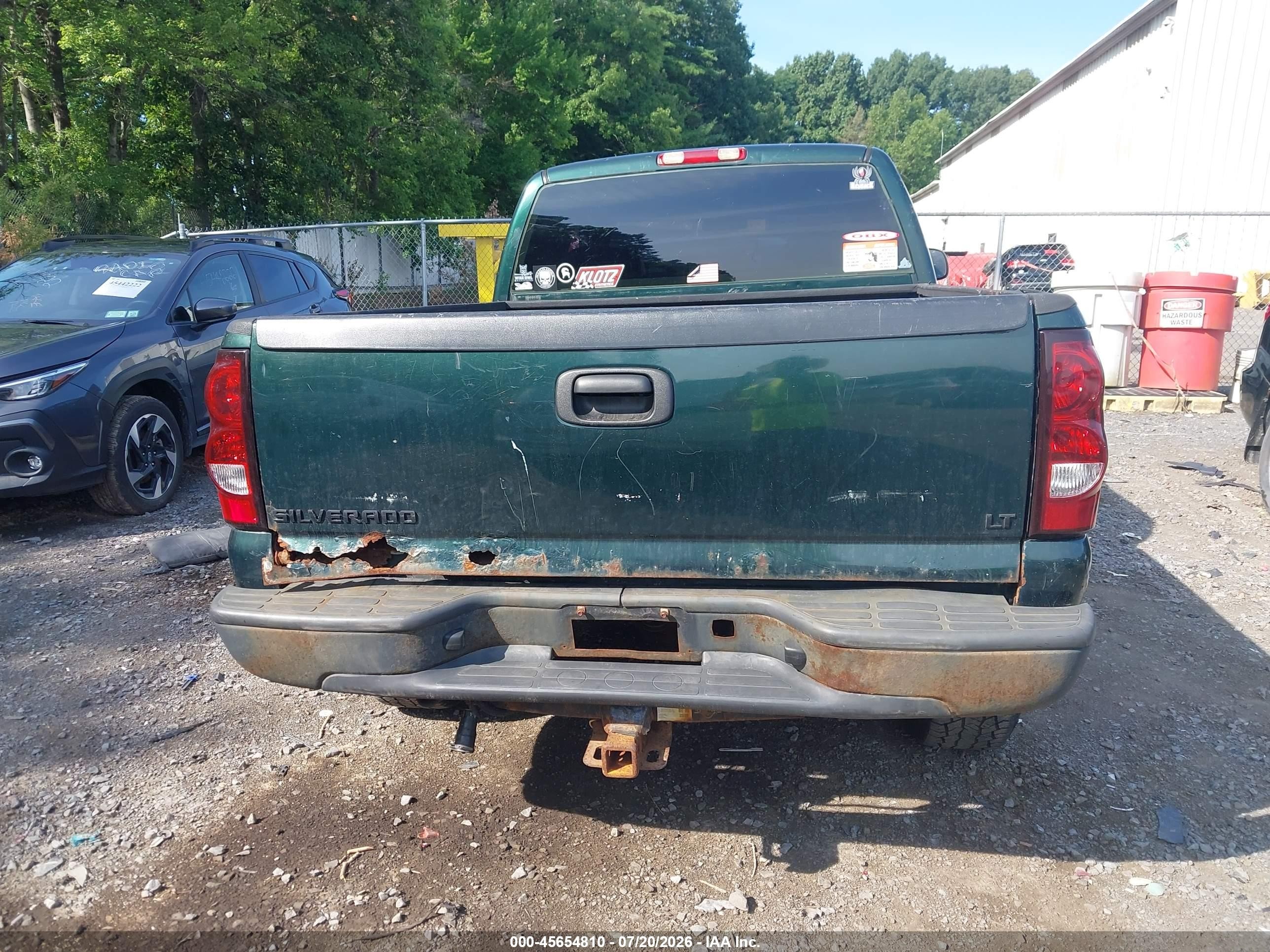 2004 Chevrolet Silverado 1500 Work Truck Green vin: 2GCEK19T441251455