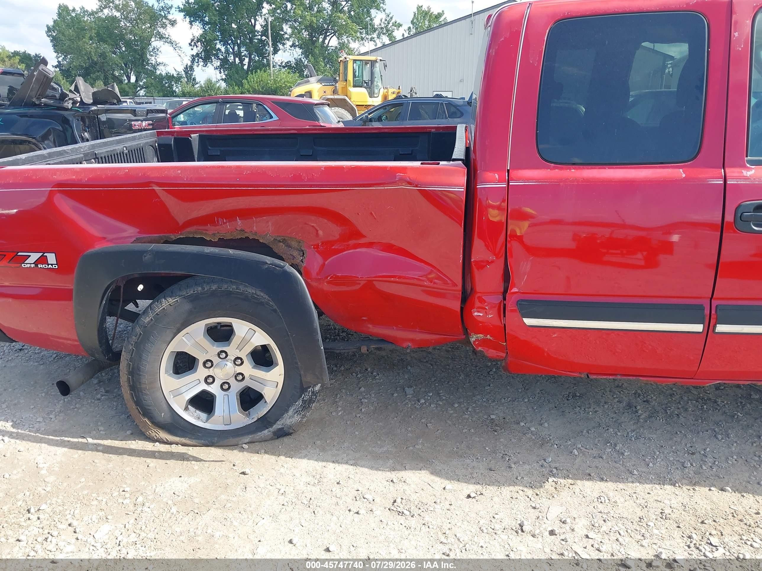 2004 Chevrolet Silverado 1500 Z71 Red vin: 2GCEK19T441281863