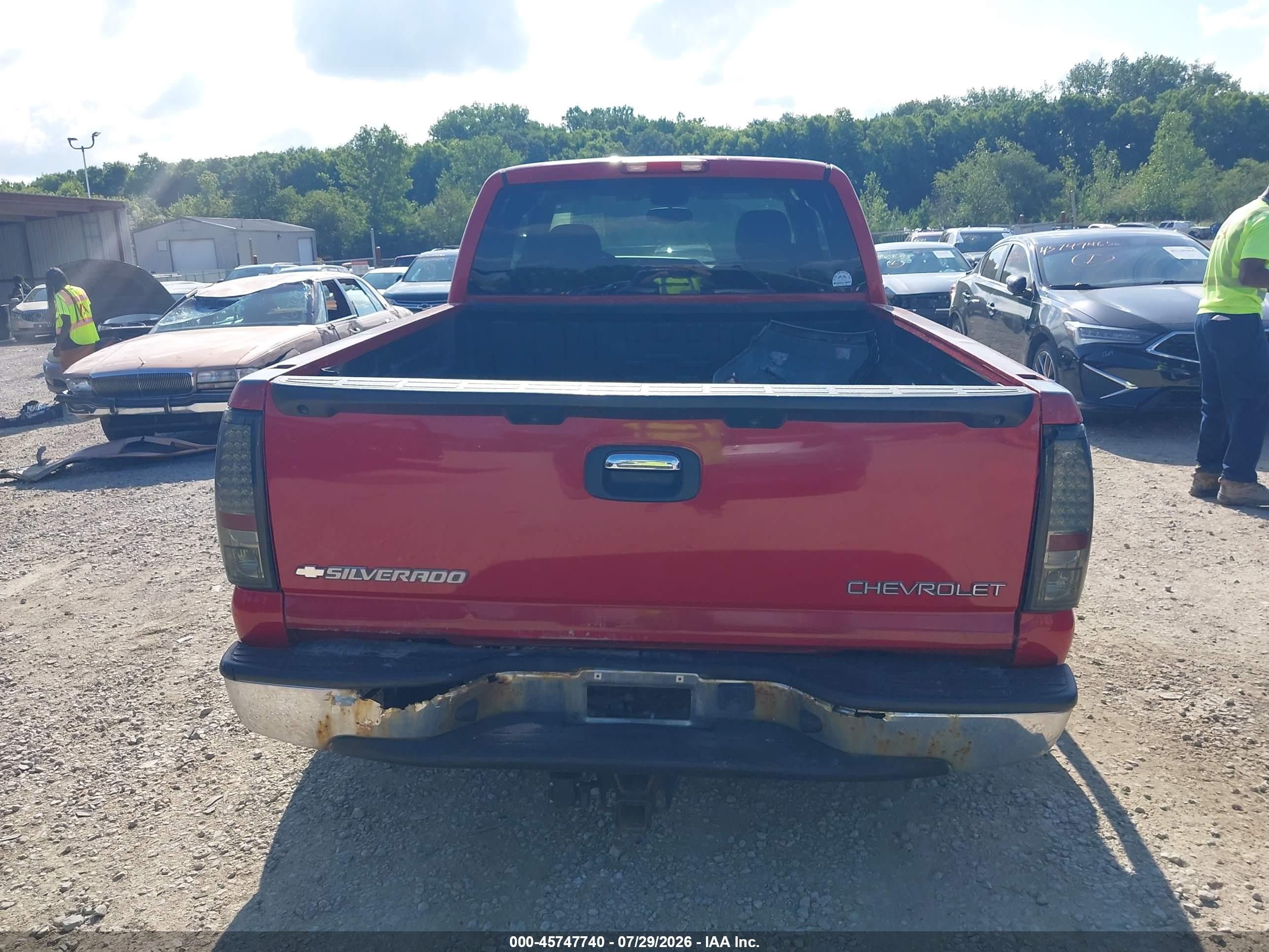 2004 Chevrolet Silverado 1500 Z71 Red vin: 2GCEK19T441281863