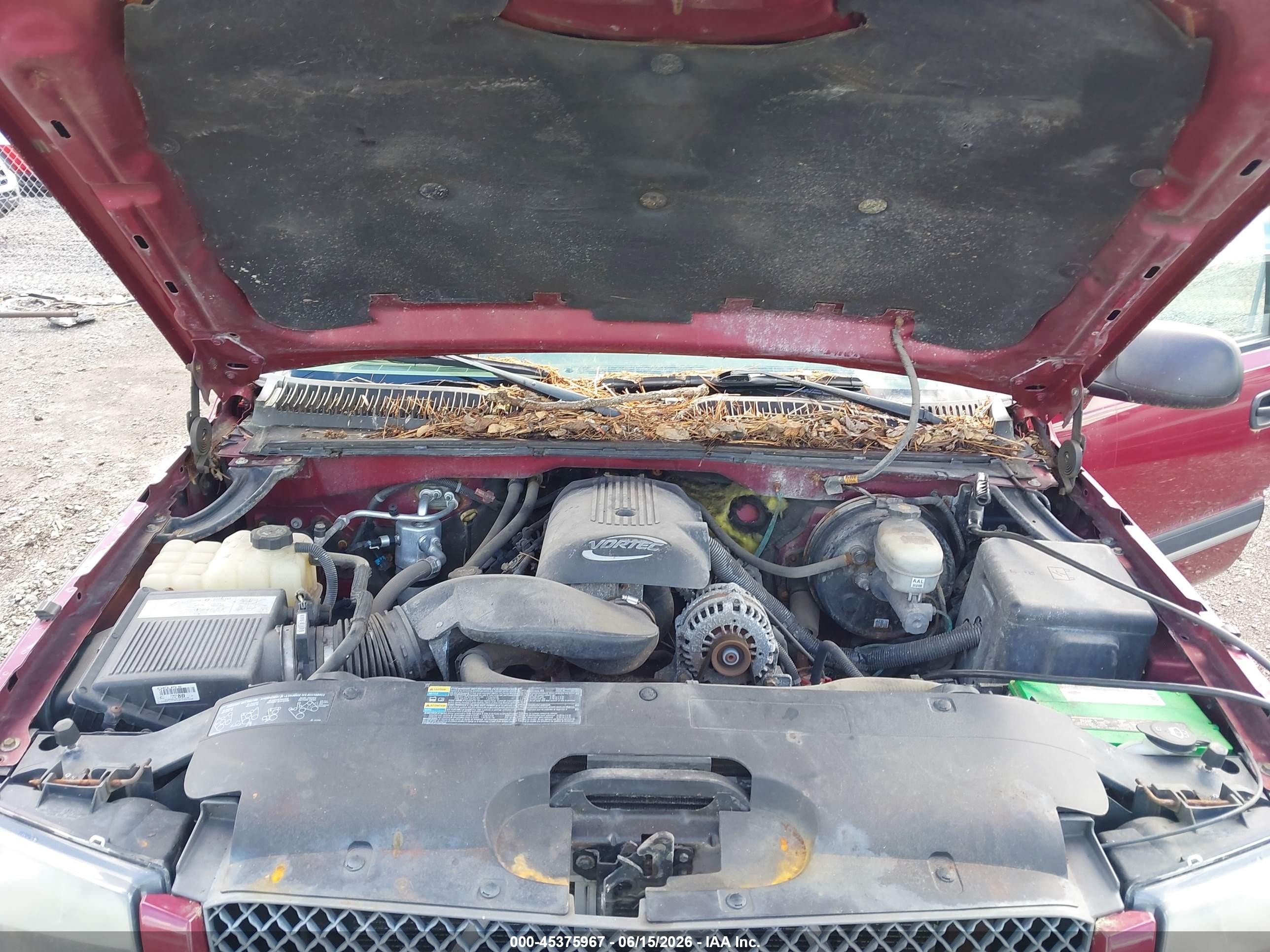 2005 Chevrolet Silverado 1500 Z71 Red vin: 2GCEK19T451204864