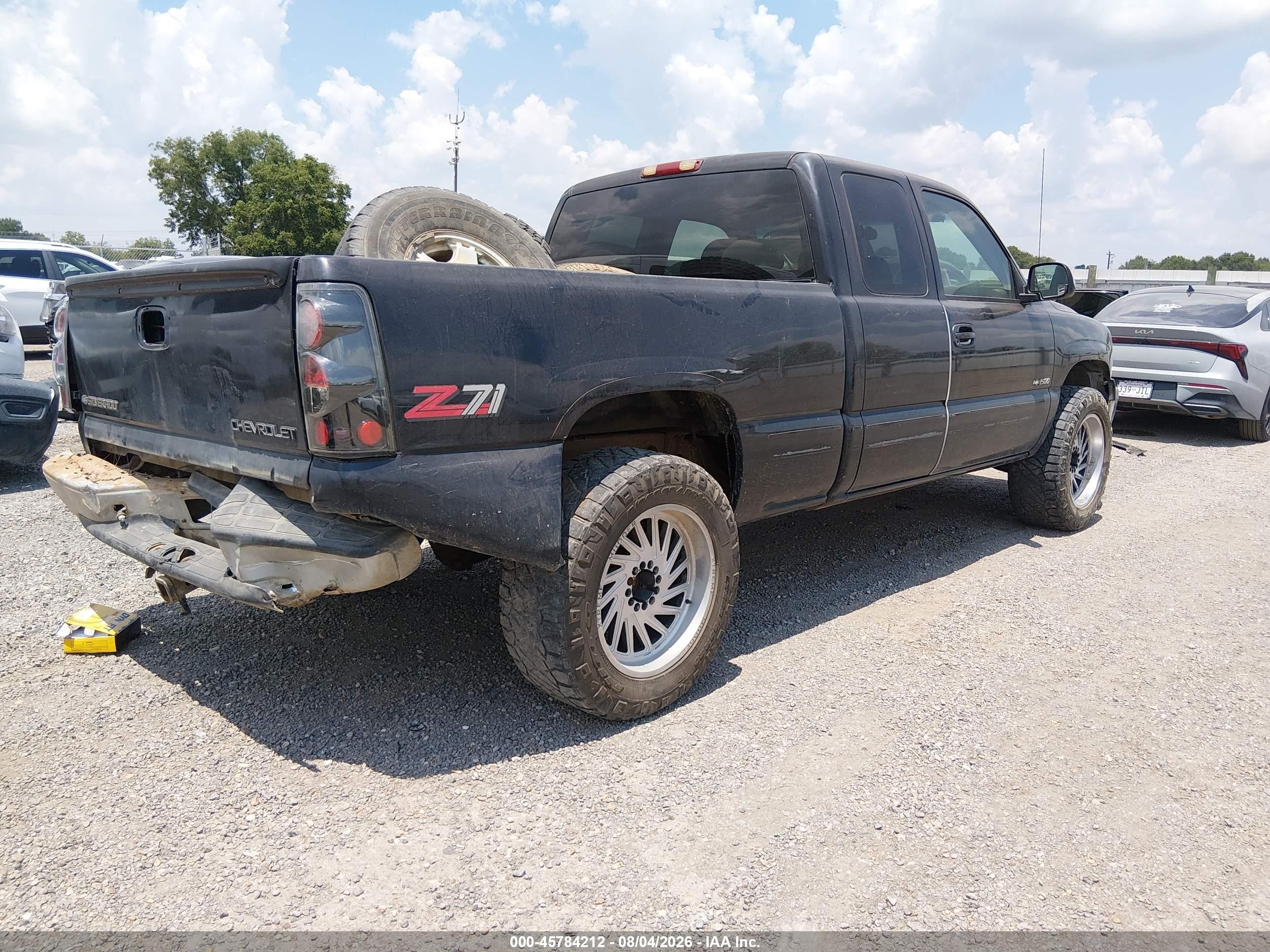 1999 Chevrolet Silverado 1500 Ls Black vin: 2GCEK19T4X1283004