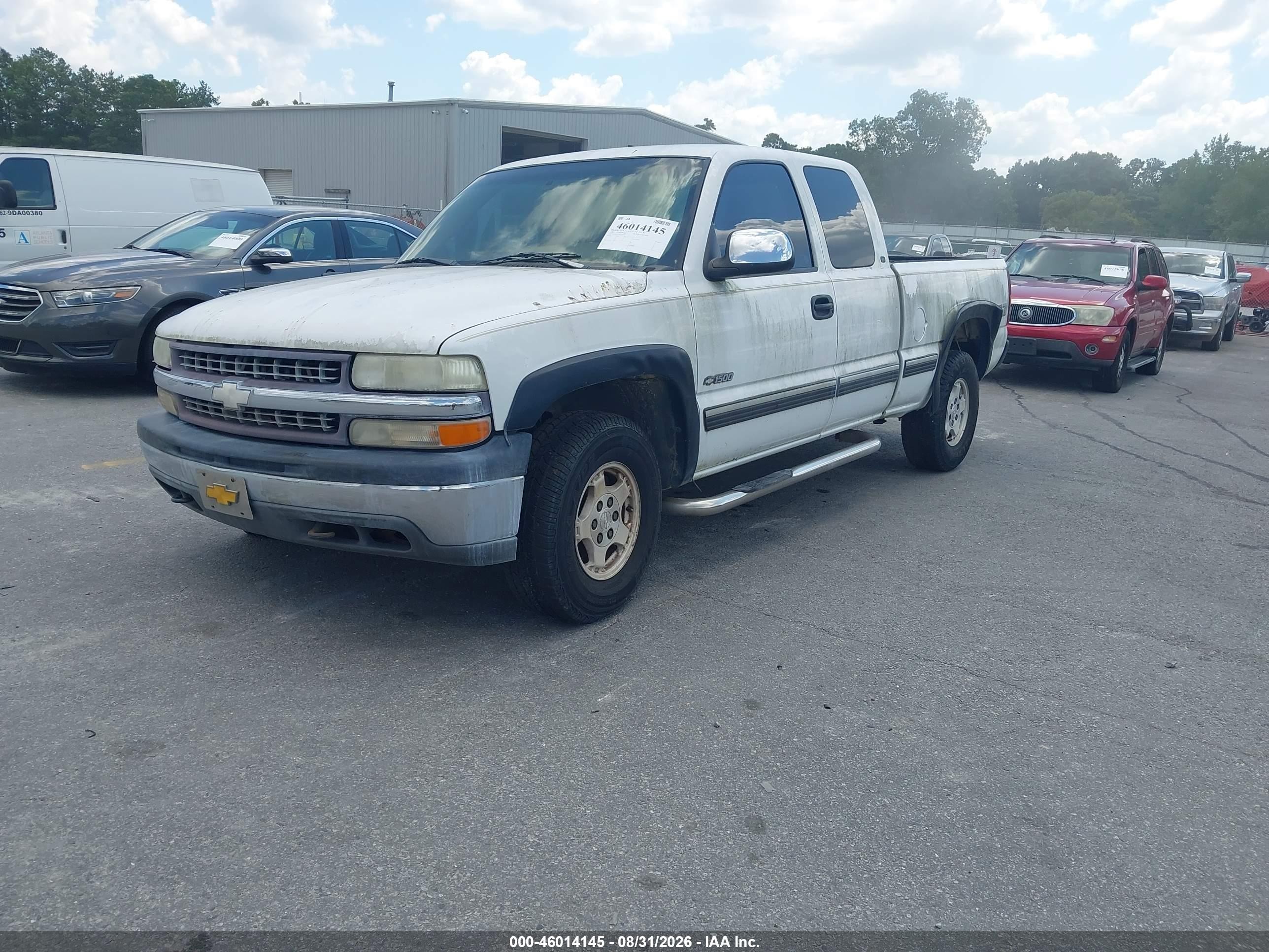 1999 Chevrolet Silverado 1500 Ls White vin: 2GCEK19T4X1294164