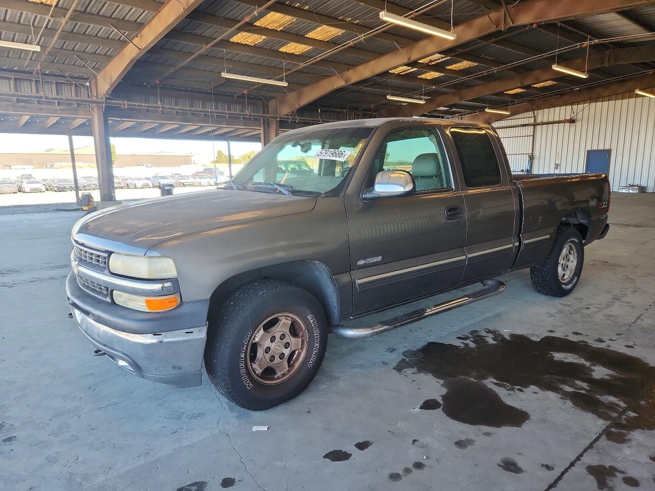 2000 Chevrolet Silverado K1500 Gray vin: 2GCEK19T4Y1359385