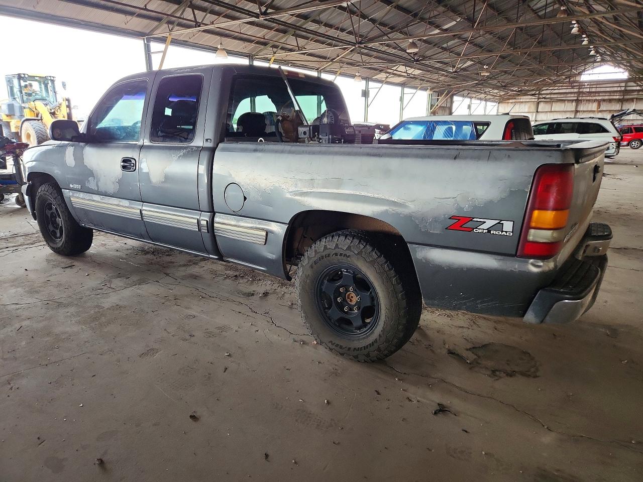 2001 Chevrolet Silverado K1500 Gray vin: 2GCEK19T511150615