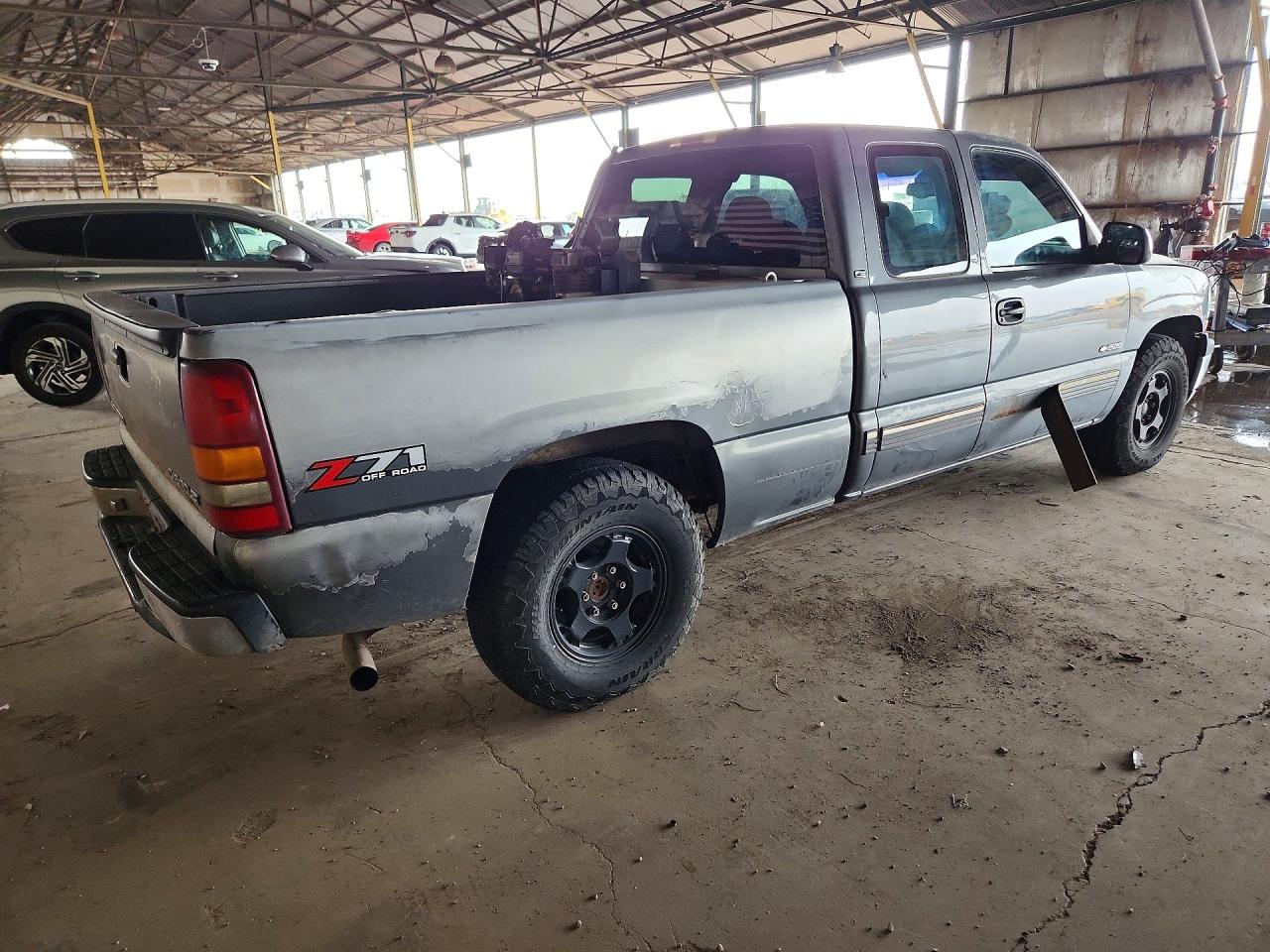 2001 Chevrolet Silverado K1500 Gray vin: 2GCEK19T511150615