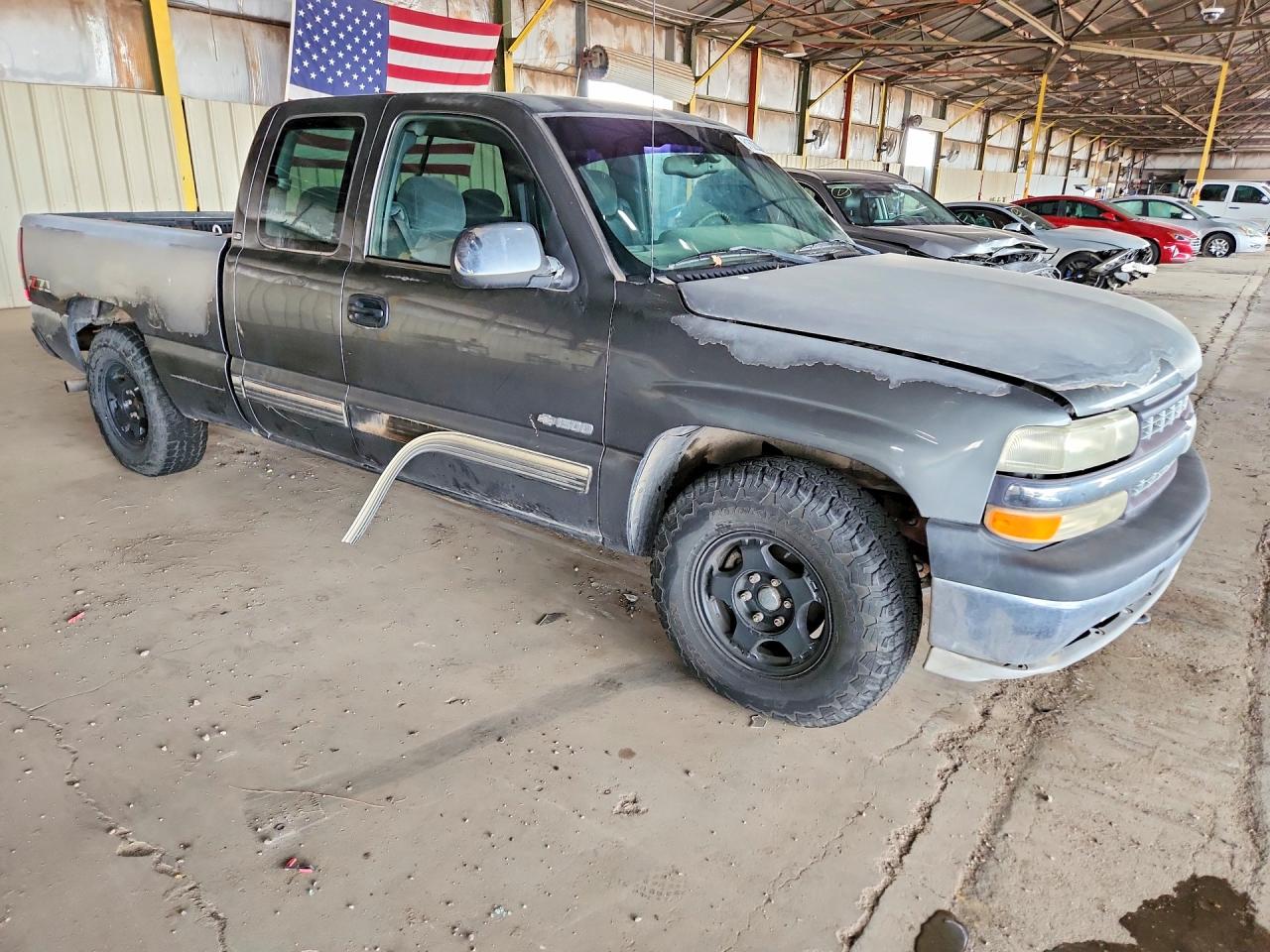2001 Chevrolet Silverado K1500 Gray vin: 2GCEK19T511150615