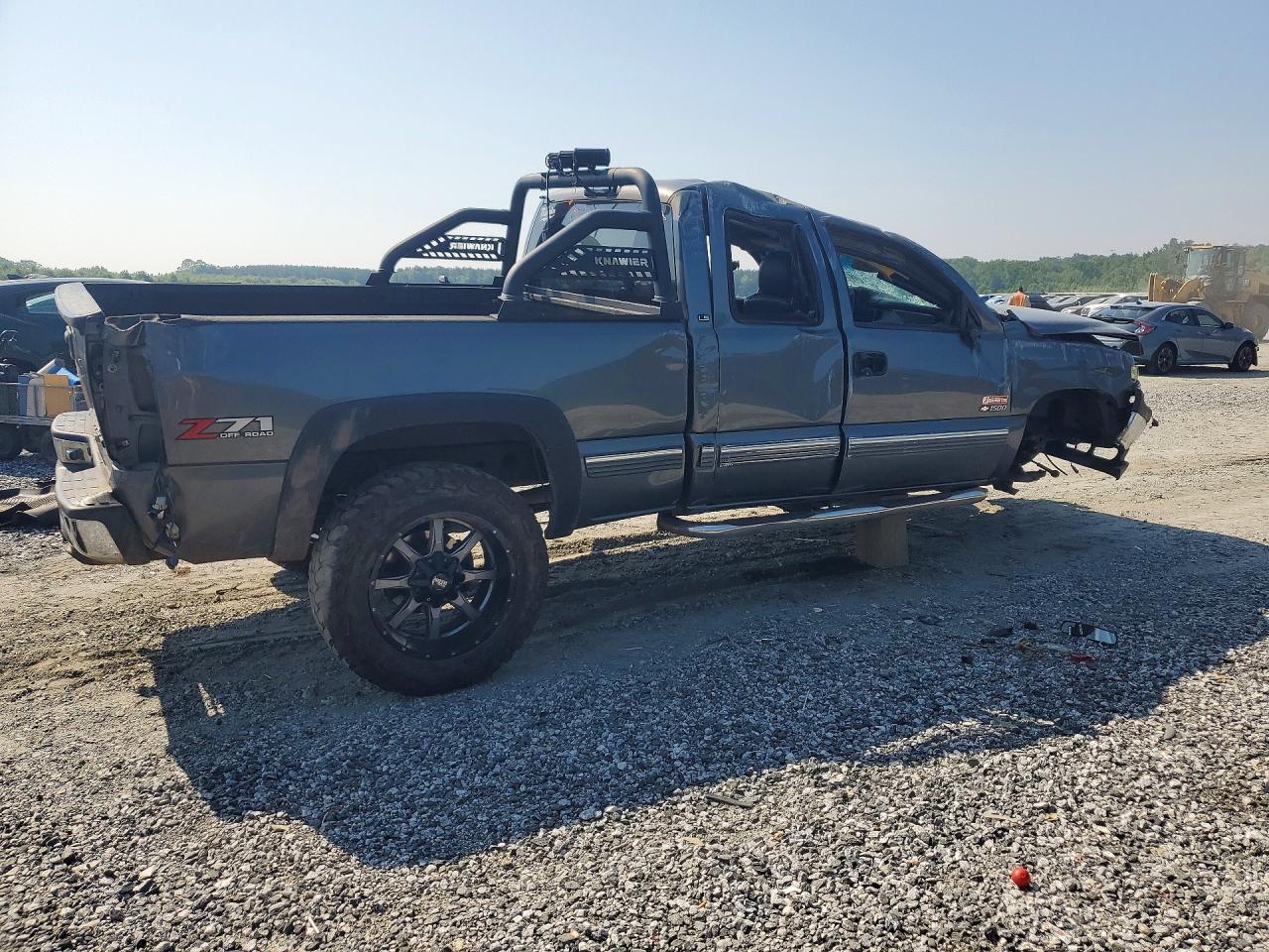 2002 Chevrolet Silverado K1500 Gray vin: 2GCEK19T521128633