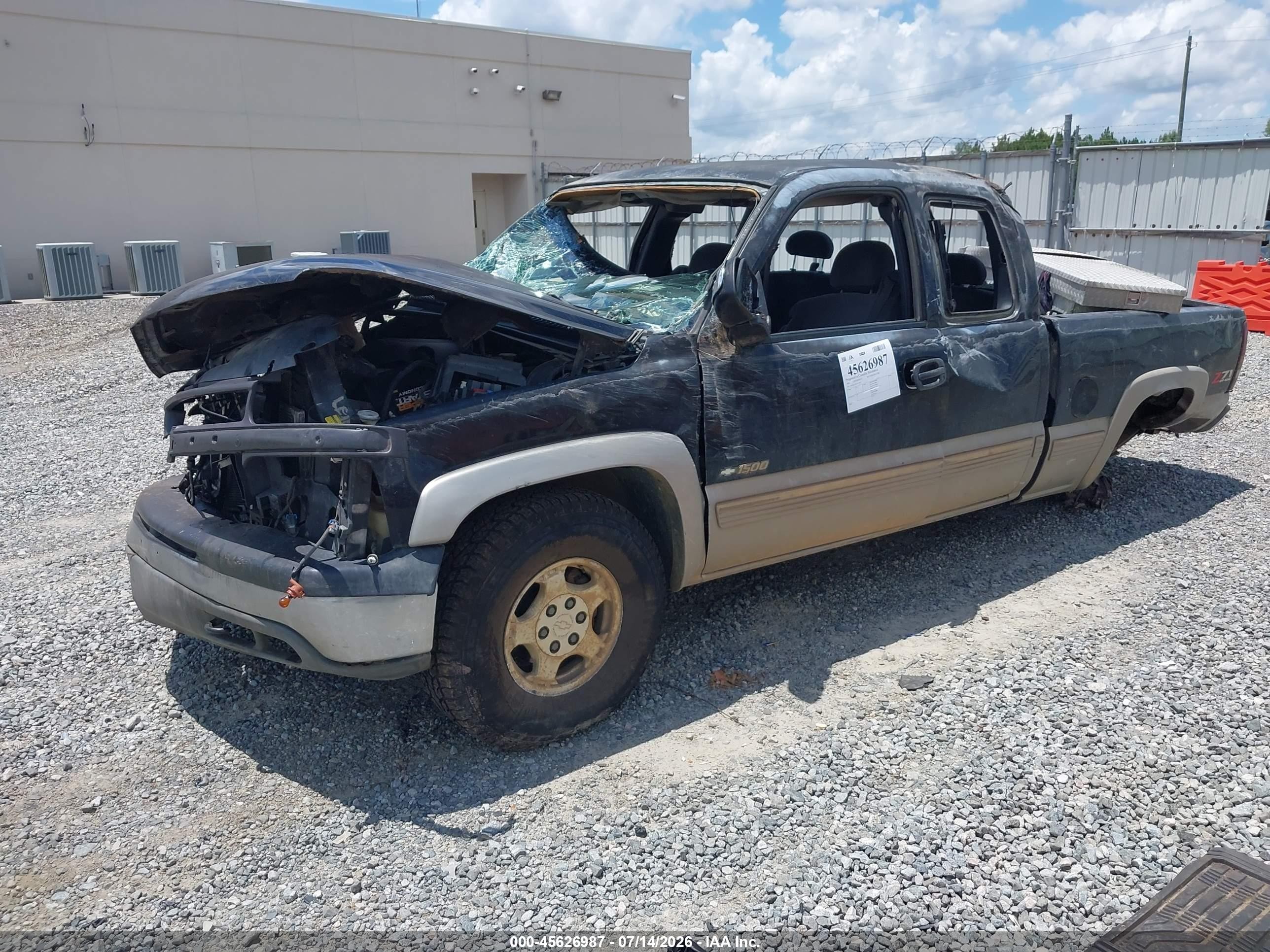2002 Chevrolet Silverado 1500 Ls Black vin: 2GCEK19T521317833
