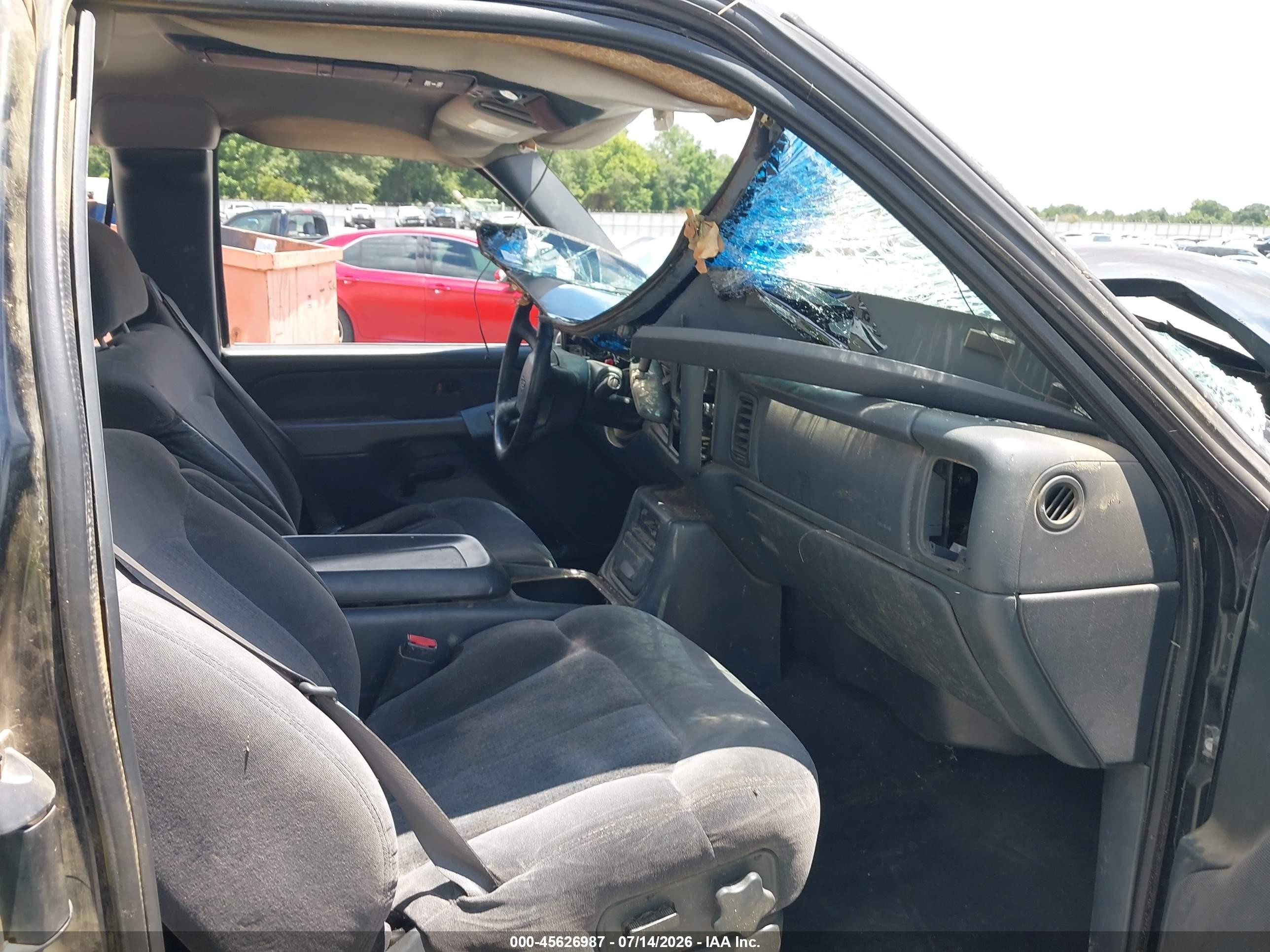 2002 Chevrolet Silverado 1500 Ls Black vin: 2GCEK19T521317833