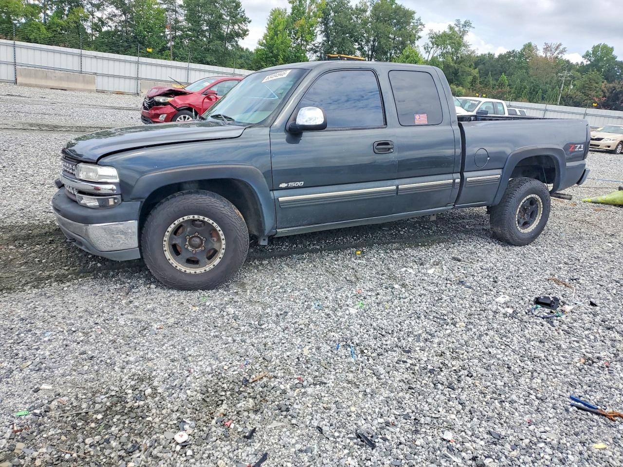2002 Chevrolet Silverado K1500 Charcoal vin: 2GCEK19T521390958