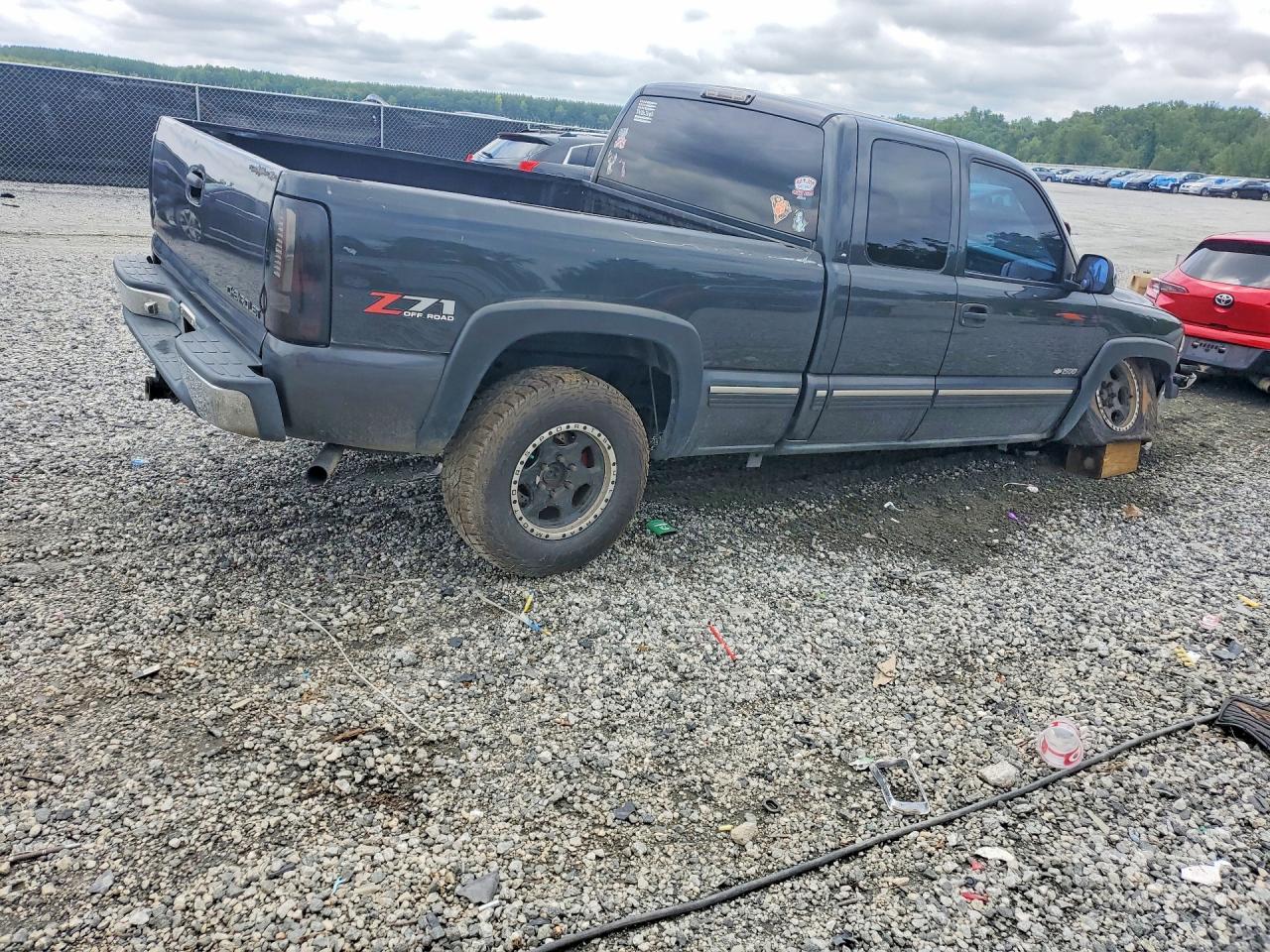2002 Chevrolet Silverado K1500 Charcoal vin: 2GCEK19T521390958