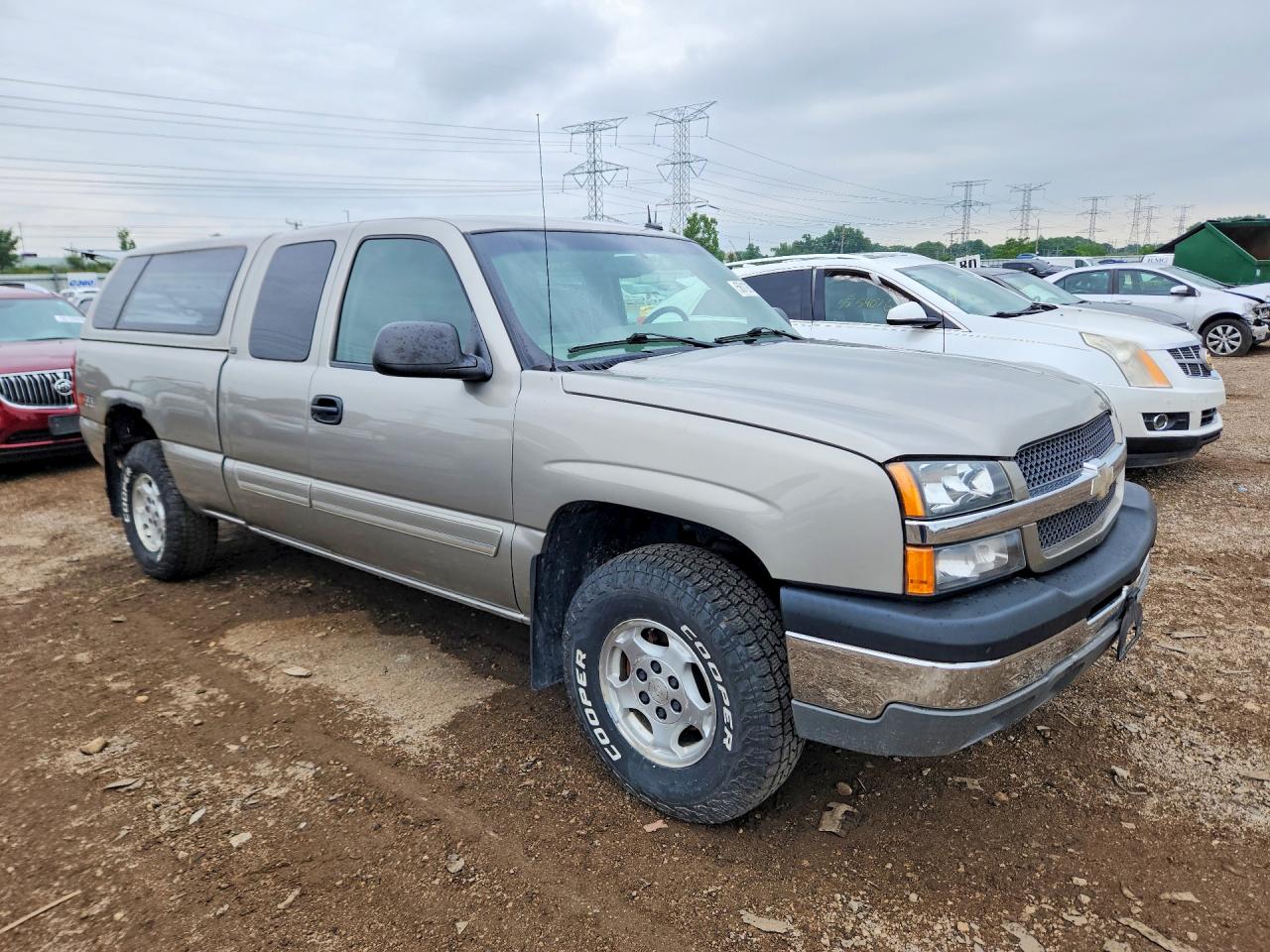 2003 Chevrolet Silverado K1500 Beige vin: 2GCEK19T531135129