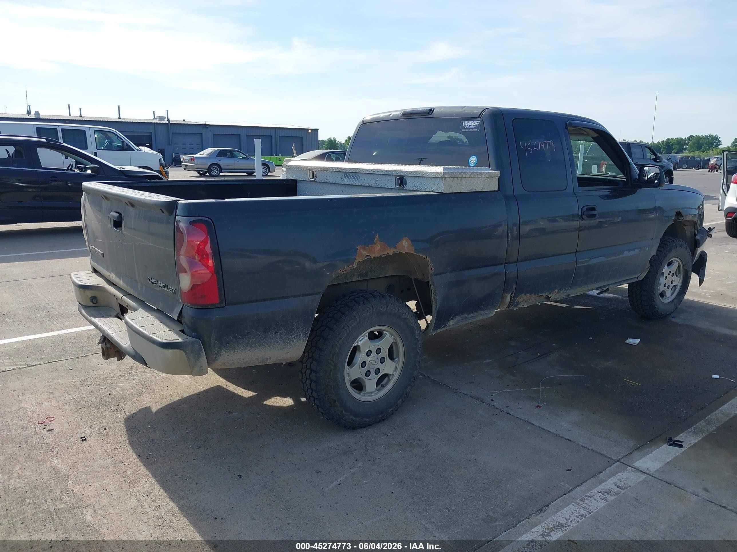 2003 Chevrolet Silverado 1500 Ls Gray vin: 2GCEK19T531259529